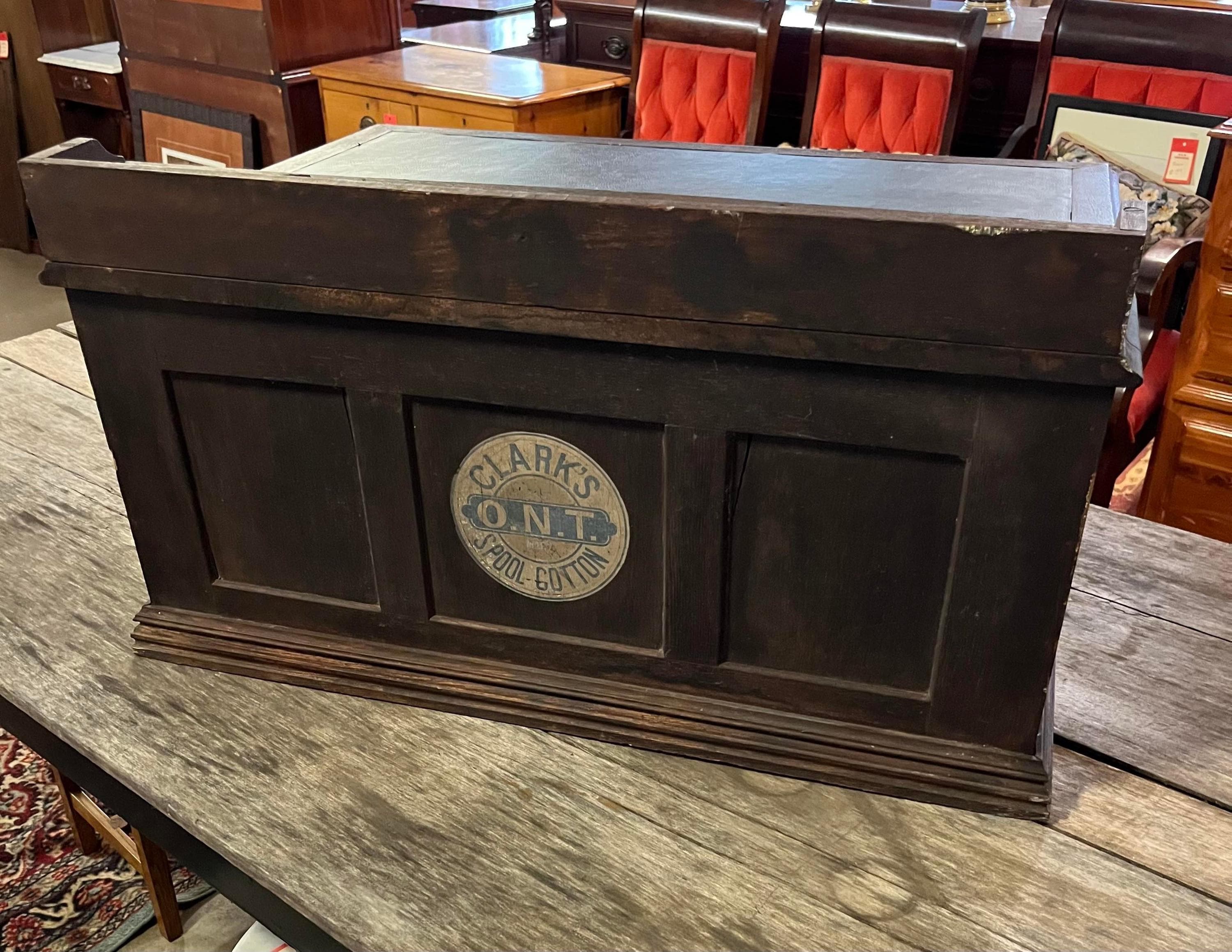 Antique Clark’s Spool Cabinet - Thumbnail 10
