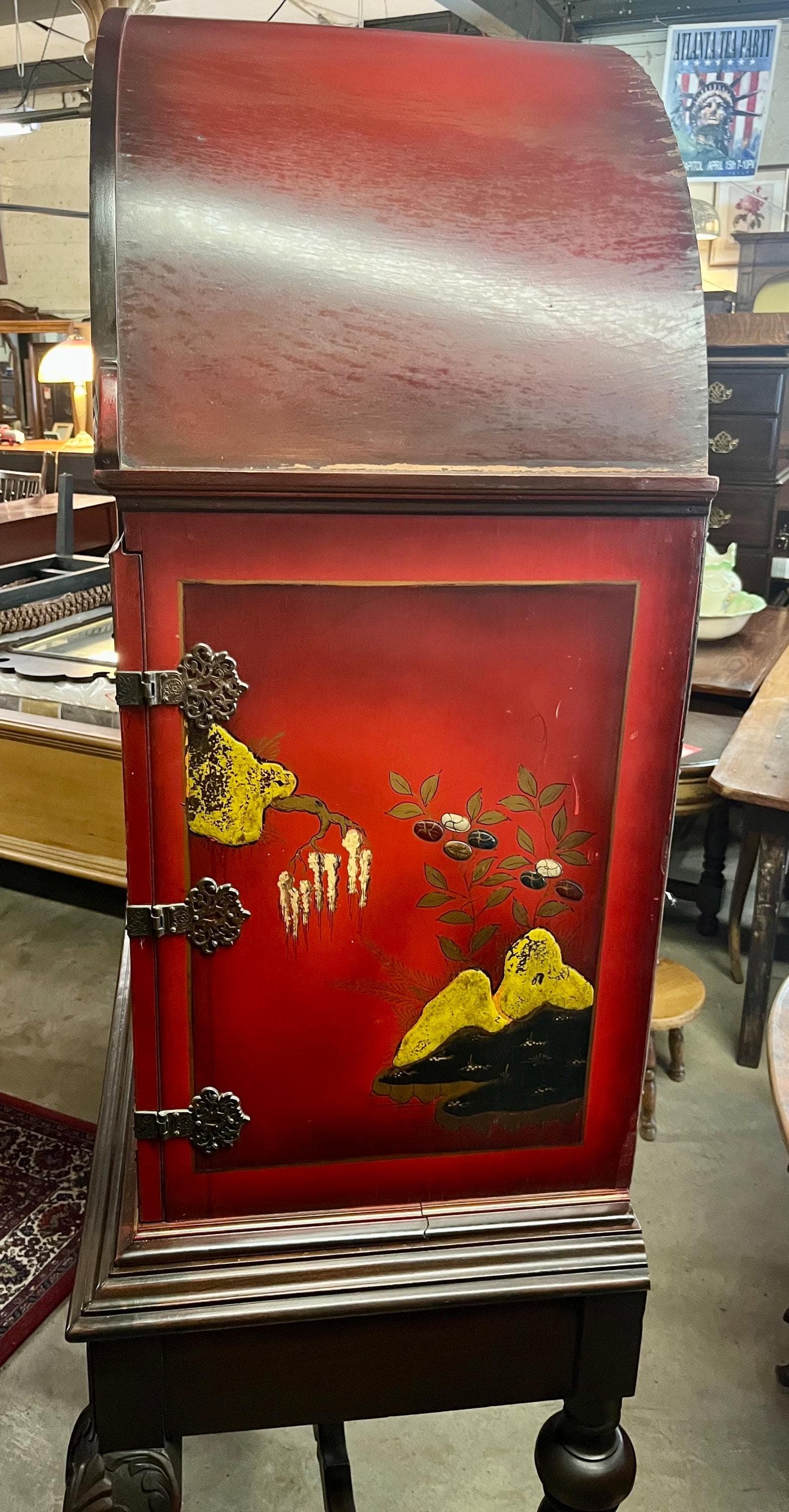 Jacobean Chinoiserie Style Cabinet - Thumbnail 7