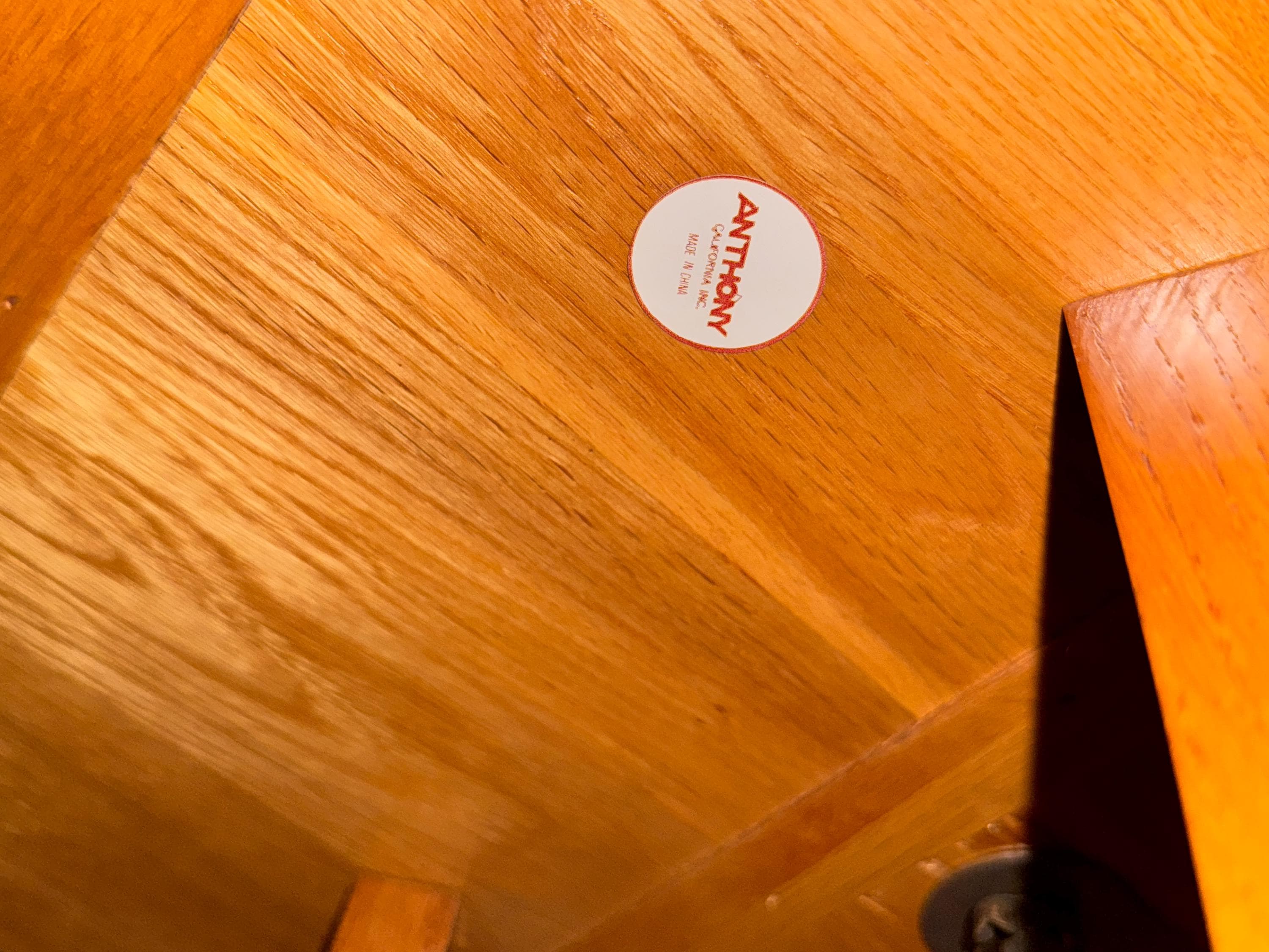 Vintage Anthony California Floor Lamp – Mid Century Oak Plant Stand, Swing Arm Lighting - Thumbnail 10