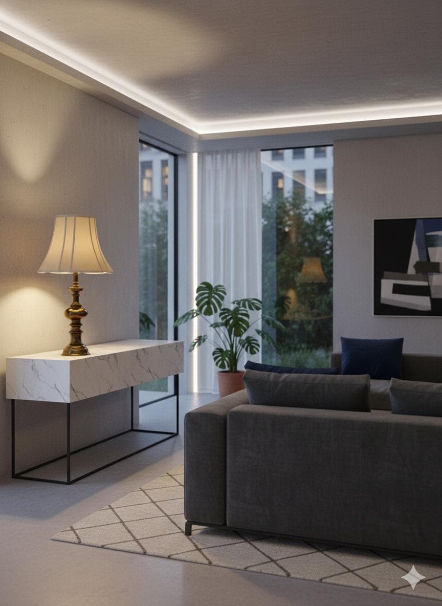 Vintage Brass Urn Table Lamp – Hollywood Regency Stiffel Style, 33" - Thumbnail 13