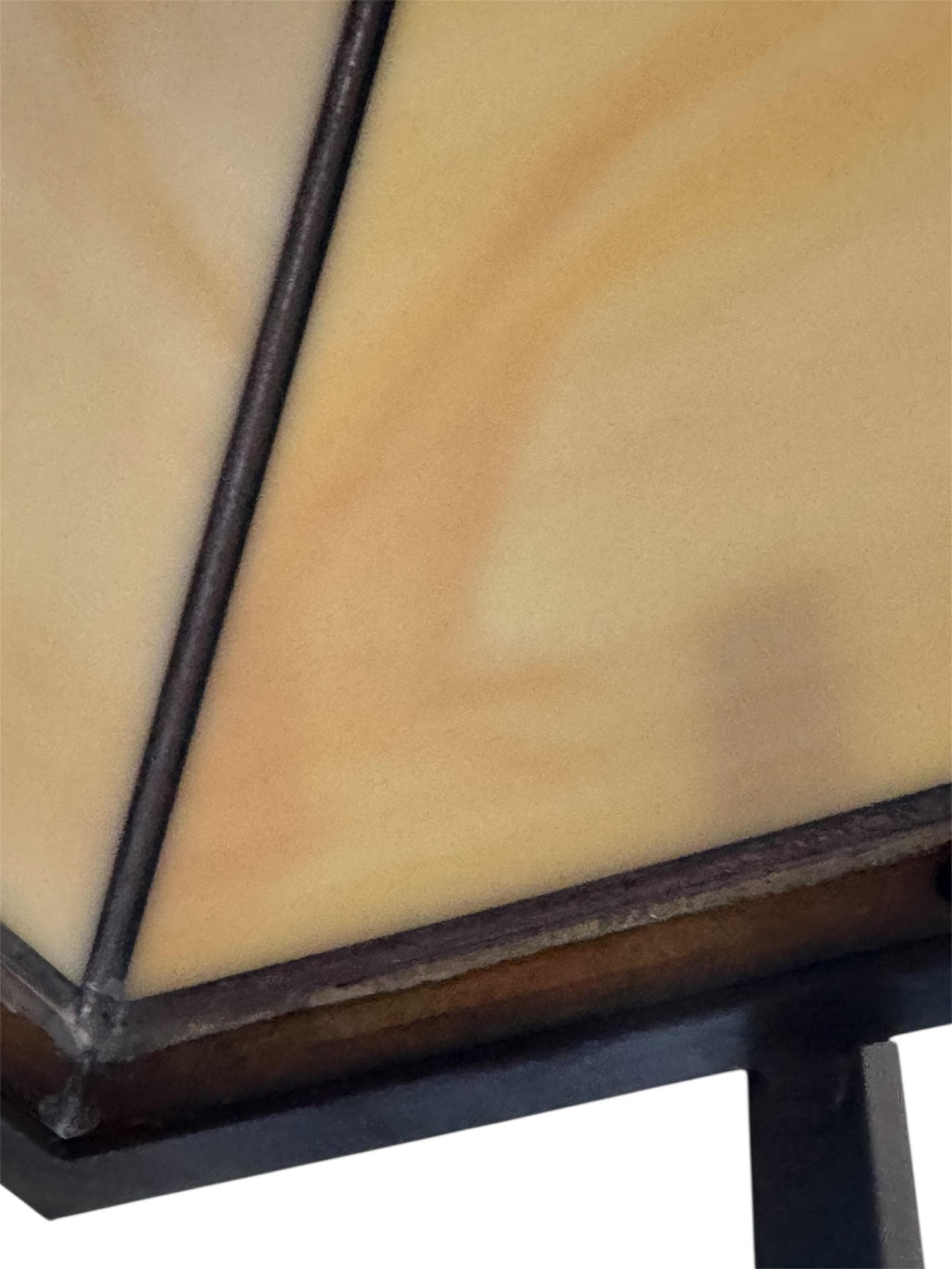 Grand 31" Mission Slag Glass Table Lamp - Thick Prairie Glass - Thumbnail 10