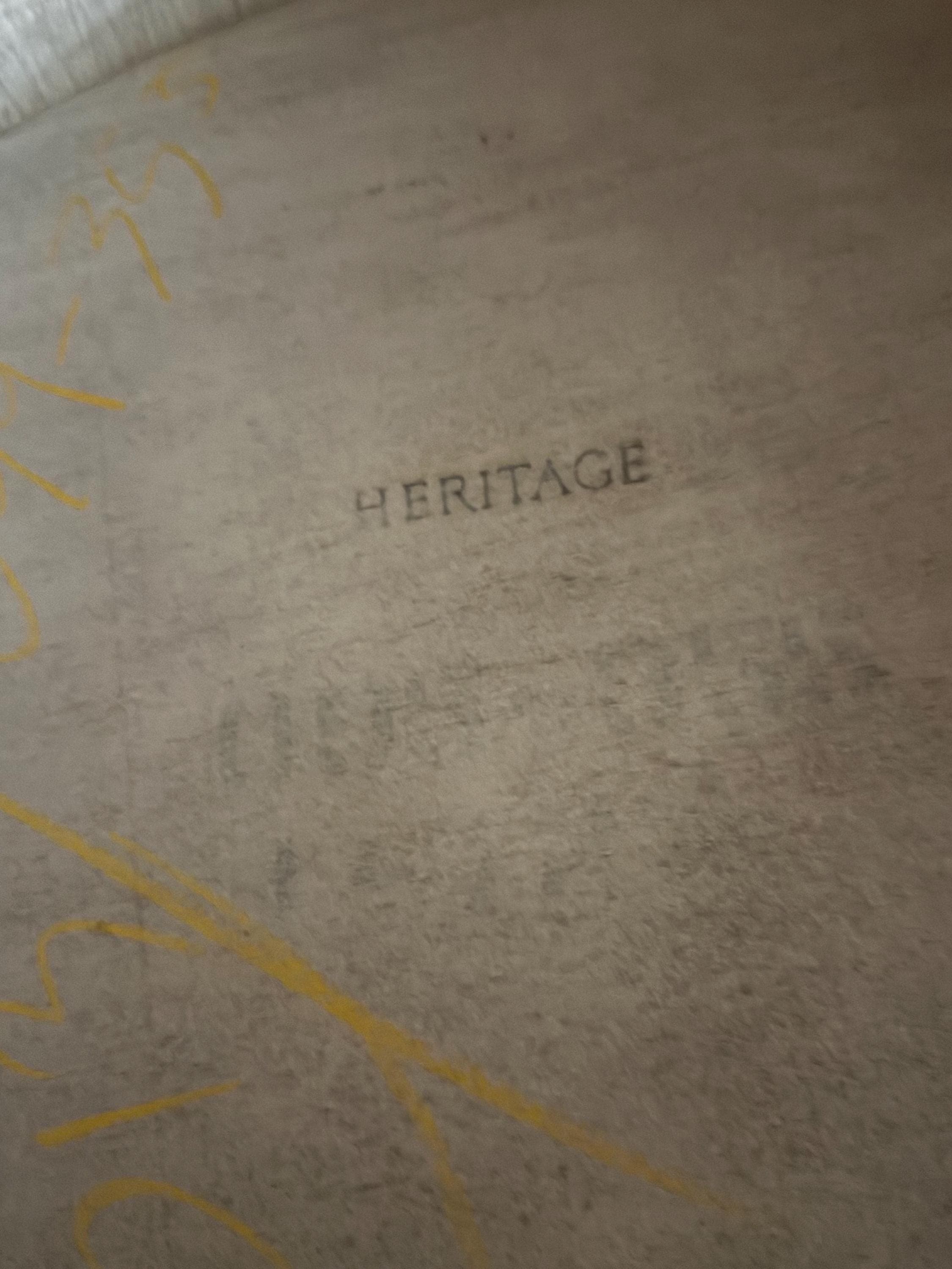 Vintage French Provincial Commode: Sunburst Top, Distressed Cream Accent - Thumbnail 4