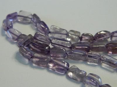 Amethyst Rectangle Beads: Natural Light Purple (50 Pieces Set) - Thumbnail 4