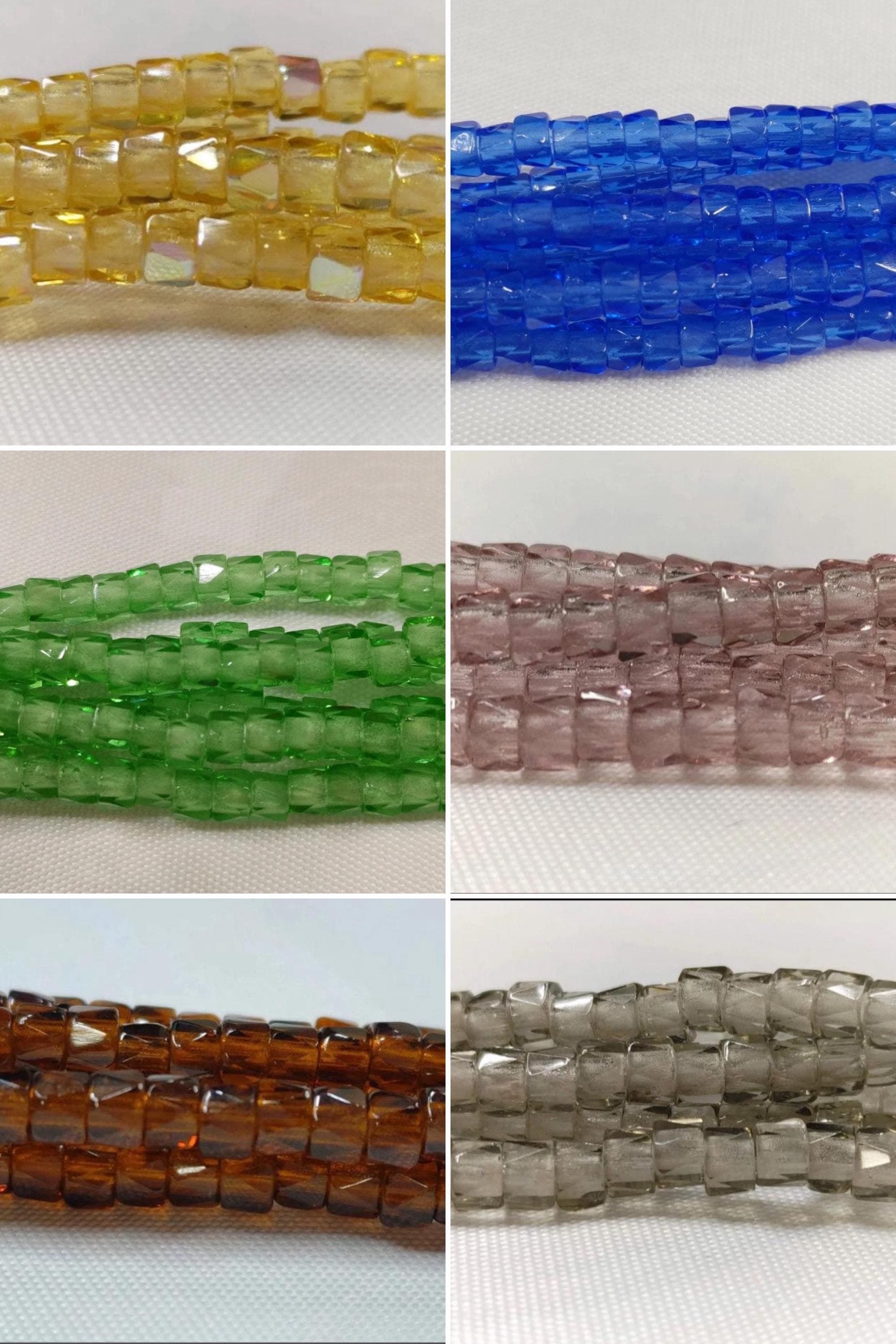 6mm Czech Fire Polished Baby Blue , Bols Beads Transparent Luster - Thumbnail 5