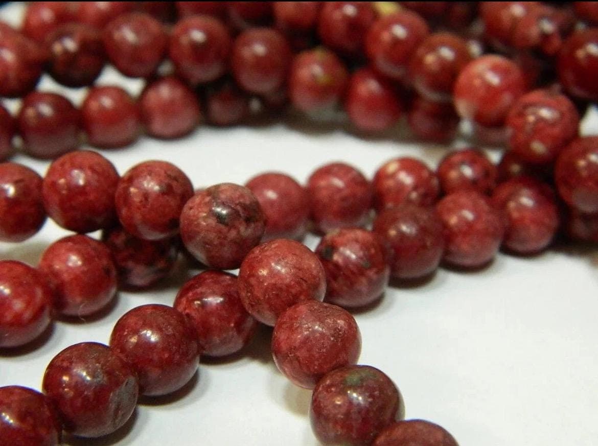 8mm Gray Crazy Lace Agate Beads | Round Gemstone Jewelry Supplies - Thumbnail 5