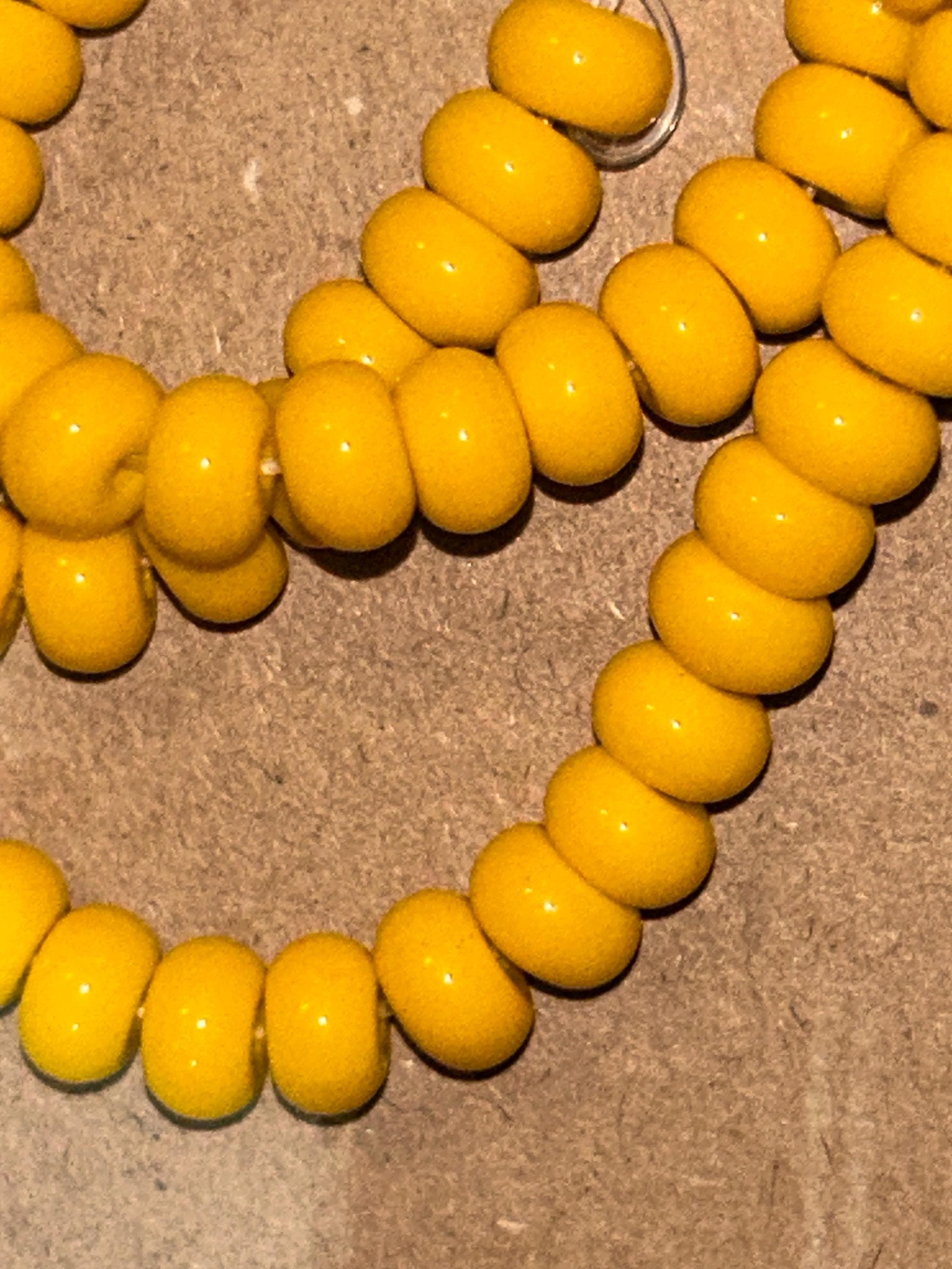 6mm All Natural Smooth Rondell Blue Quartz AAA Beads - Thumbnail 8