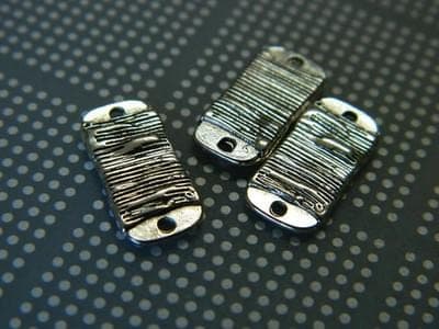 Antique Pewter Jewelry Links, Silver Connectors (20 Pieces) - Thumbnail 4