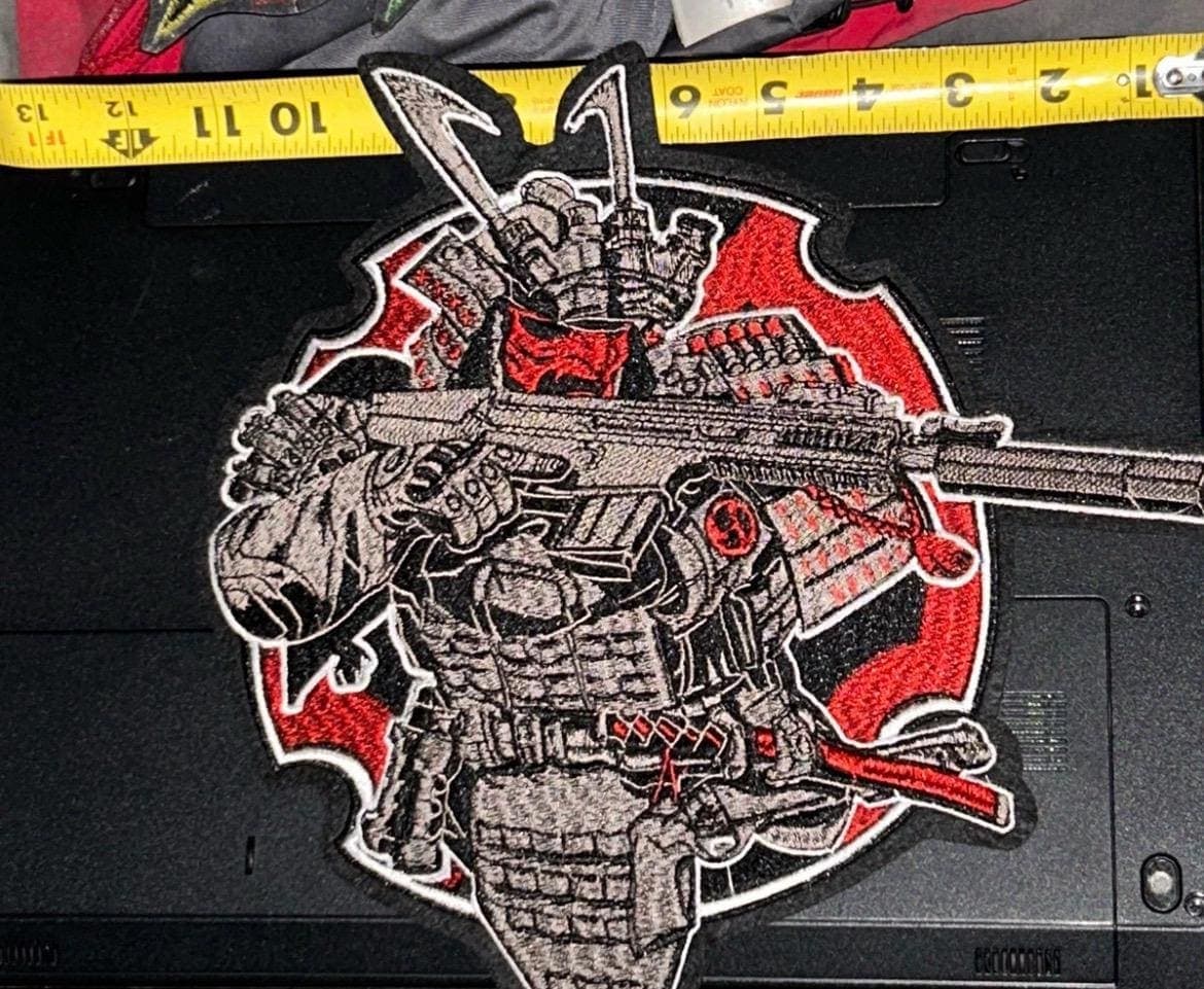 Transformer Ninja Warrior Embroidery Patch-Iron On - Image 1