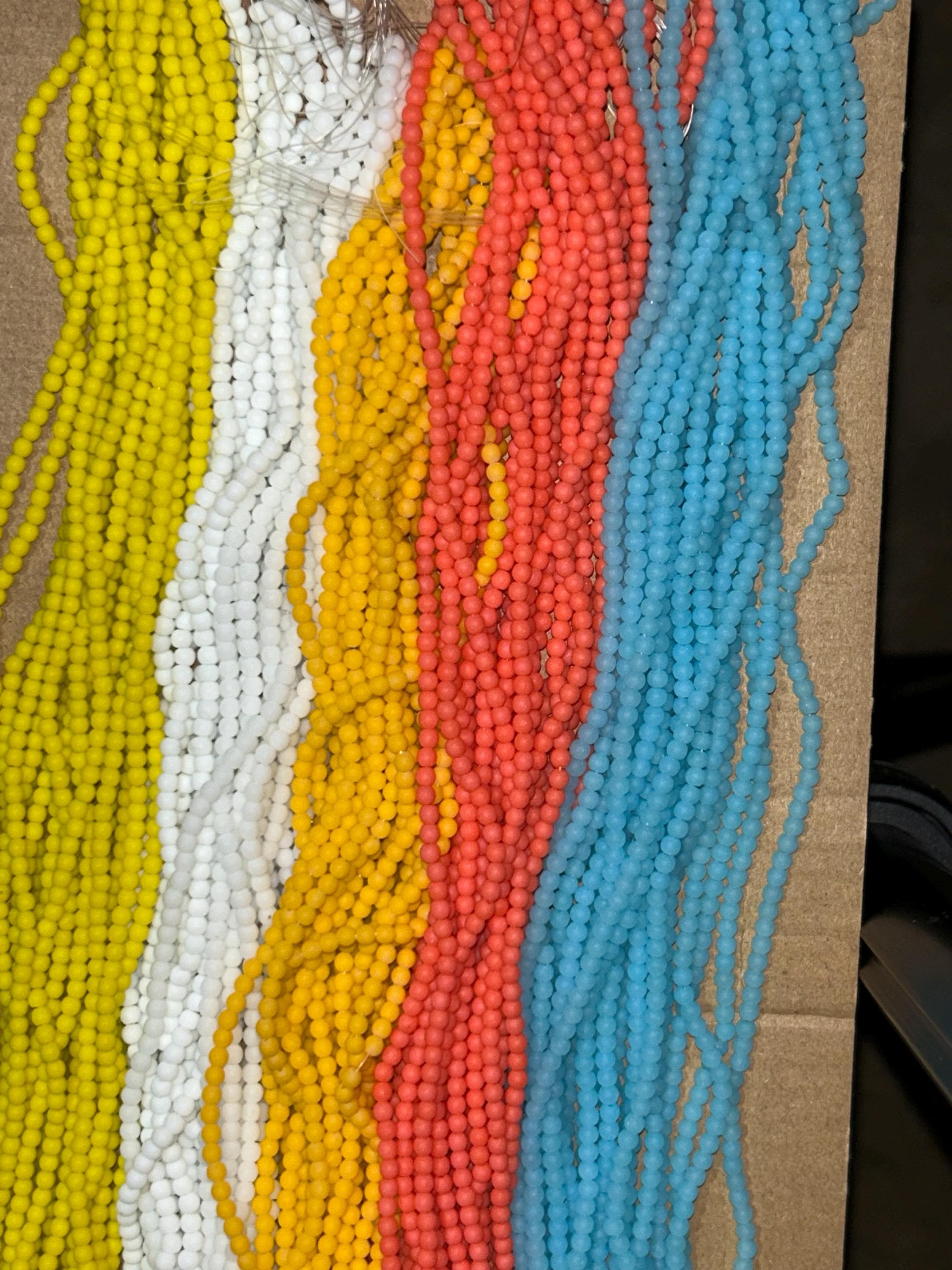 Matte Opaque Czech Glass Beads | Size 3mm Assorted Color Options | Jewelry Making Supplies - Image 1