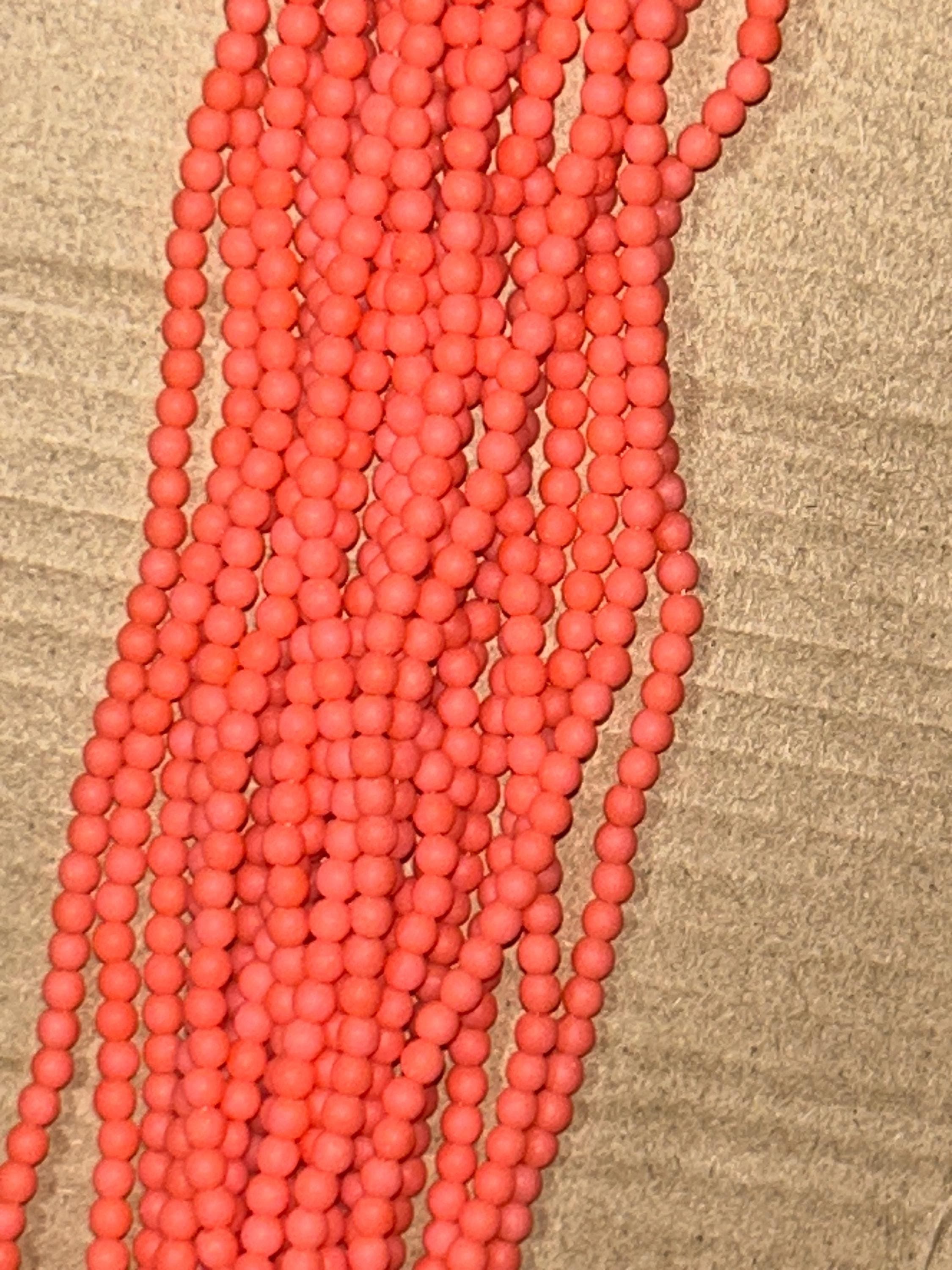 Matte Opaque Czech Glass Beads | Size 3mm Assorted Color Options | Jewelry Making Supplies - Thumbnail 7