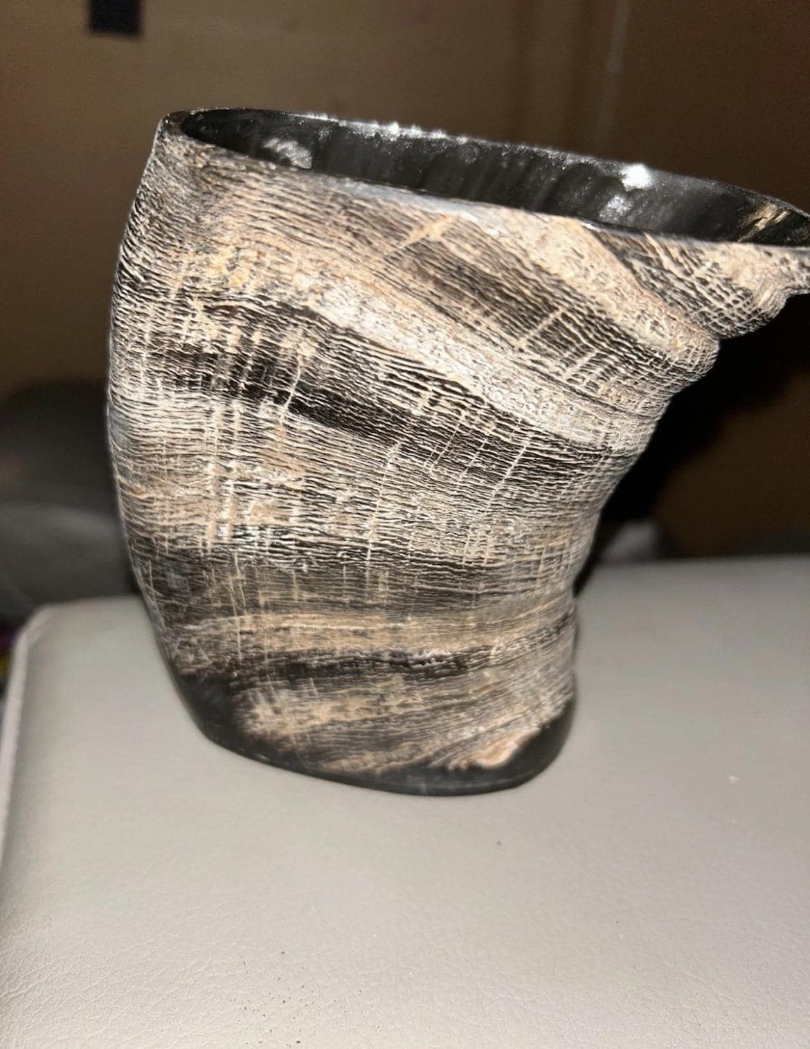 Handcrafted Viking Drinking Horn Mug | Norse Beer Stein. 5 different cups - Thumbnail 12