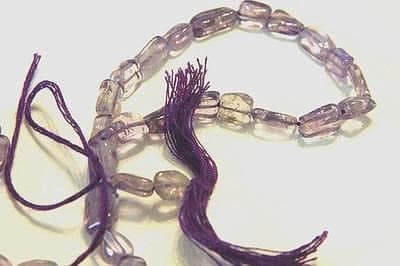 Amethyst Rectangle Beads: Natural Light Purple (50 Pieces Set) - Image 1