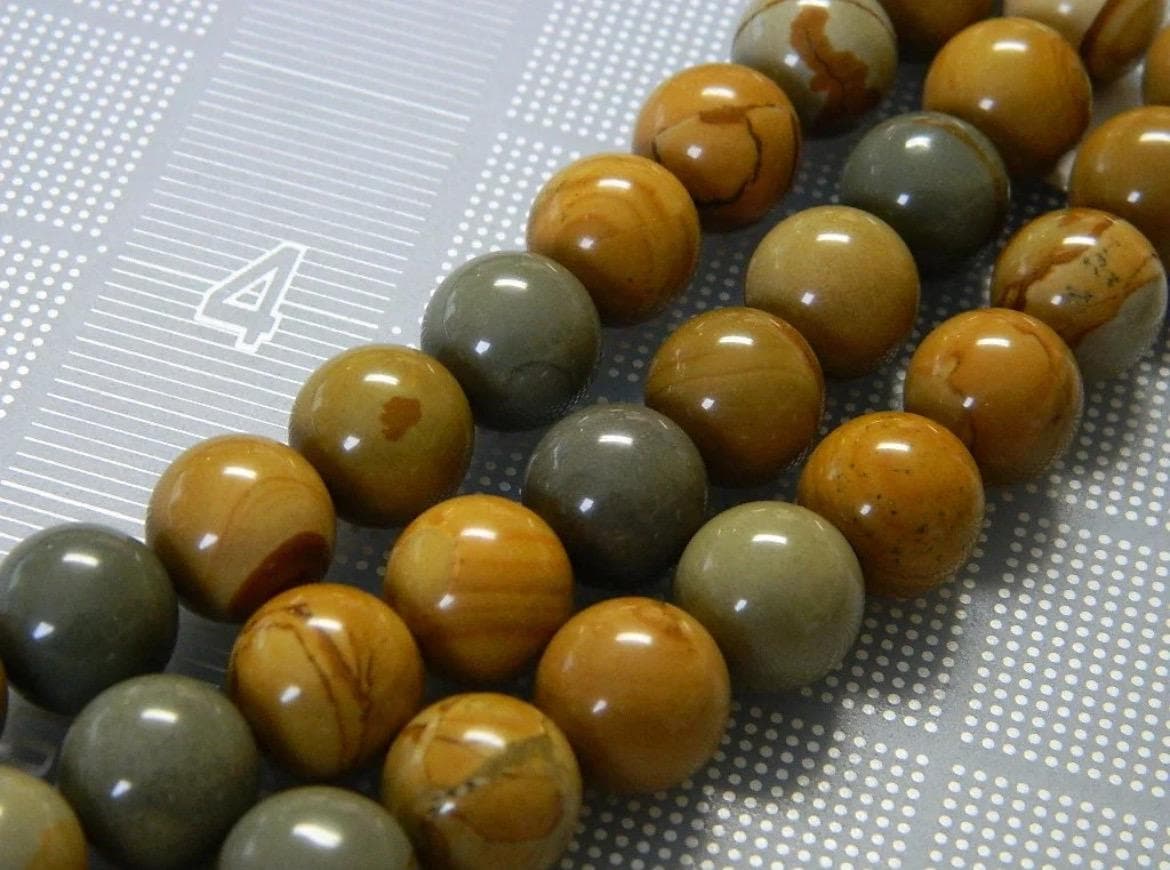 Wild Horse Jasper Beads 14MM Round Gemstone Beads - Thumbnail 3