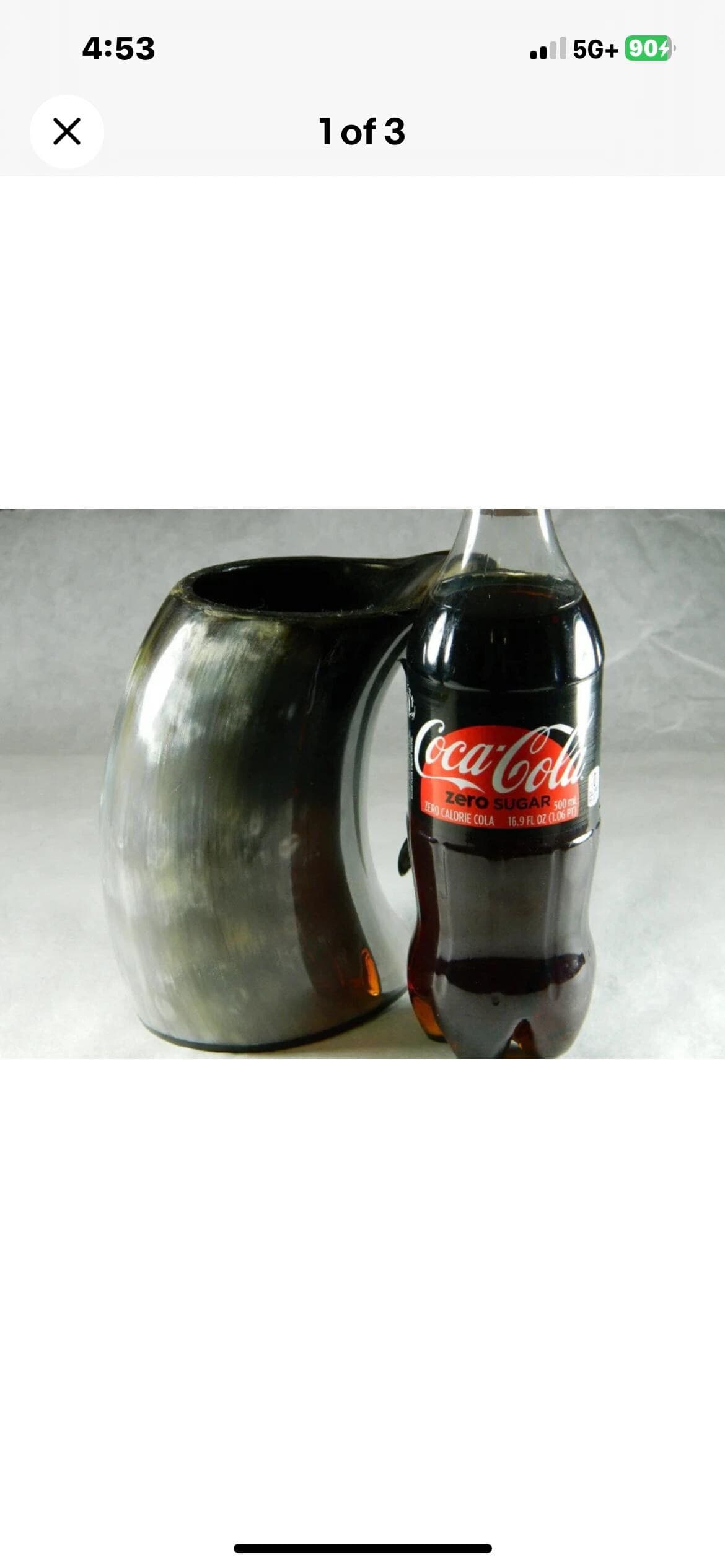 Handcrafted Viking Drinking Horn Mug | Norse Beer Stein. 5 different cups - Thumbnail 18