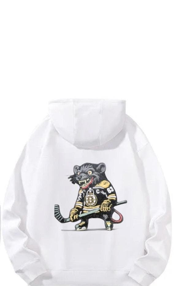 4' Satrirical Brad Marchand BostonBruins Hockey Player Heat transfer Iron-On Patch - 10' patch available - Thumbnail 4