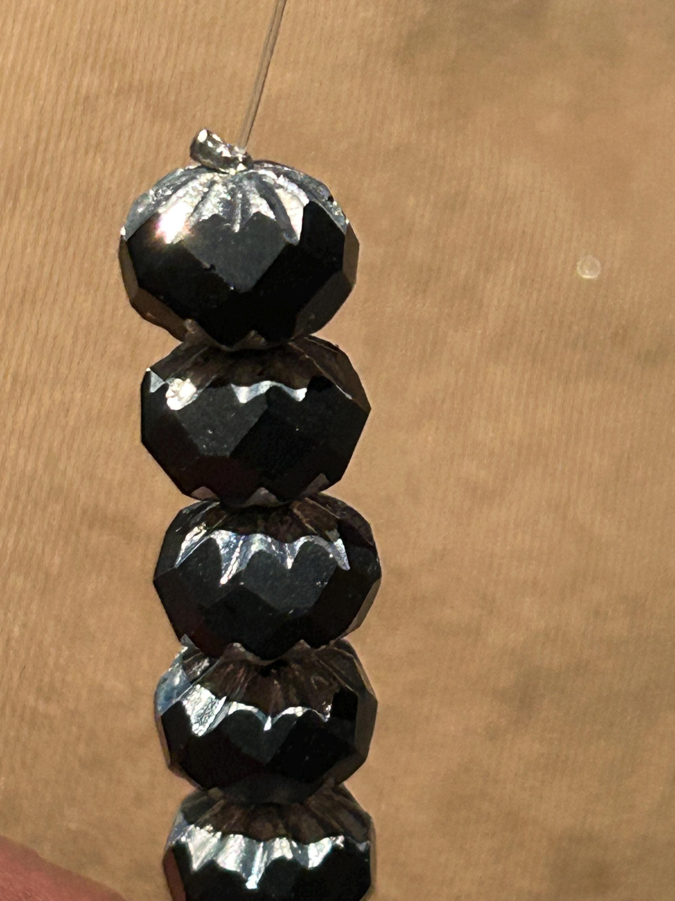 Fauceted Rhondella Beads 19 different Colors -Czech Glass 9mmx6mm - Thumbnail 8