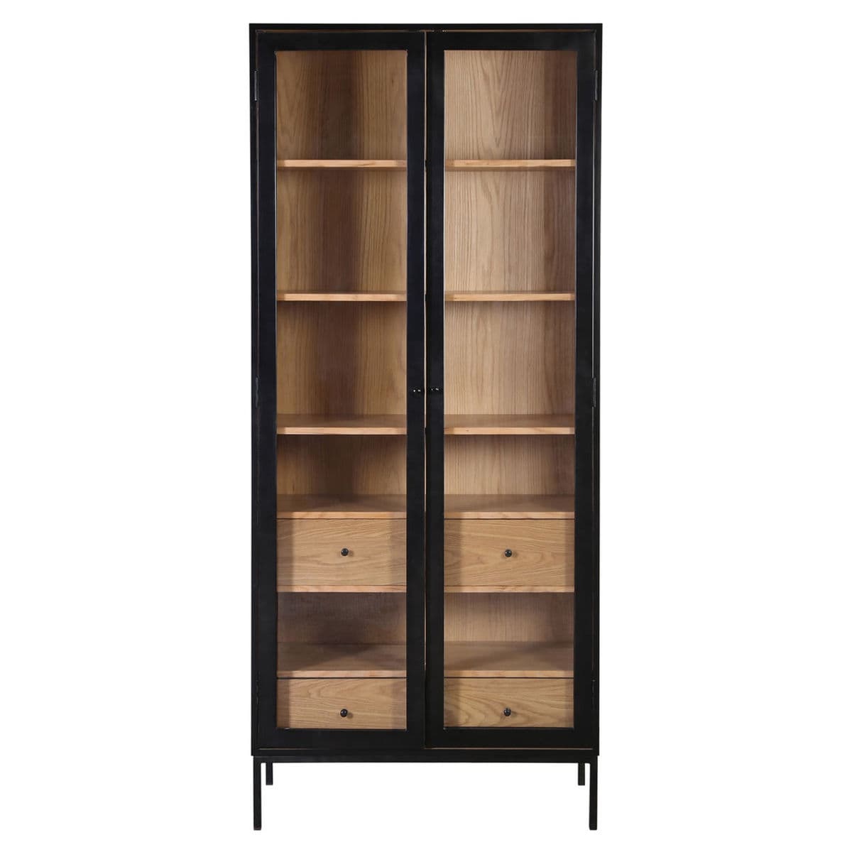 Roland Iron & Oak Display Cabinet - Thumbnail 2