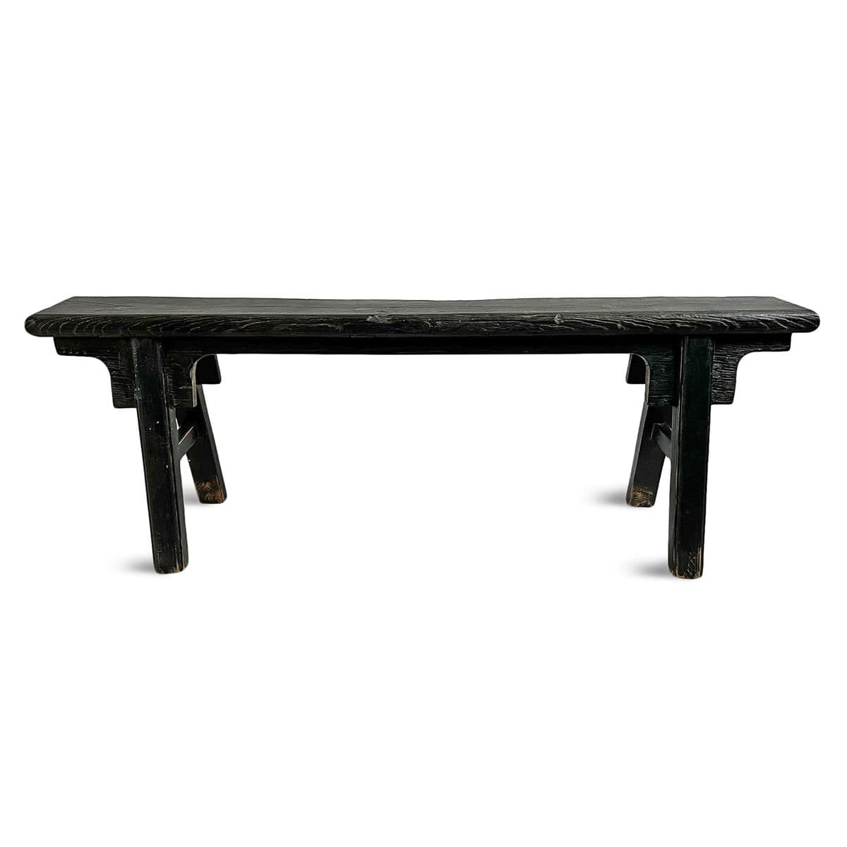 Black Wood Village Bench - Thumbnail 2