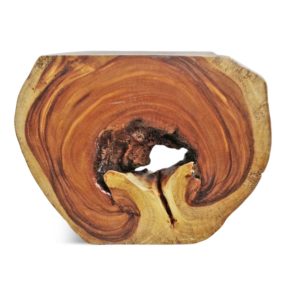 Organic Monkey Pod Side Table - Thumbnail 2