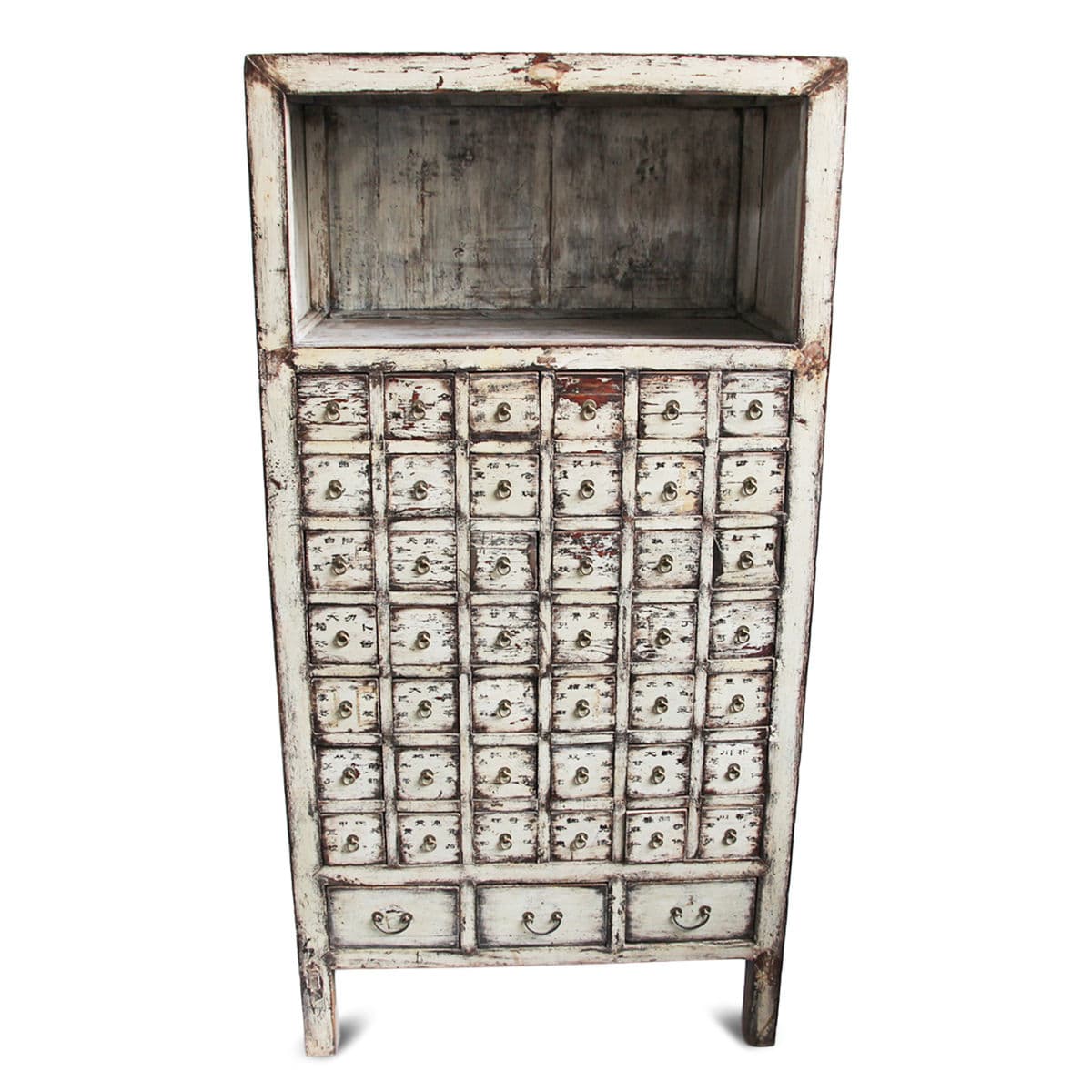 Antique White Painted Apothecary - Thumbnail 2