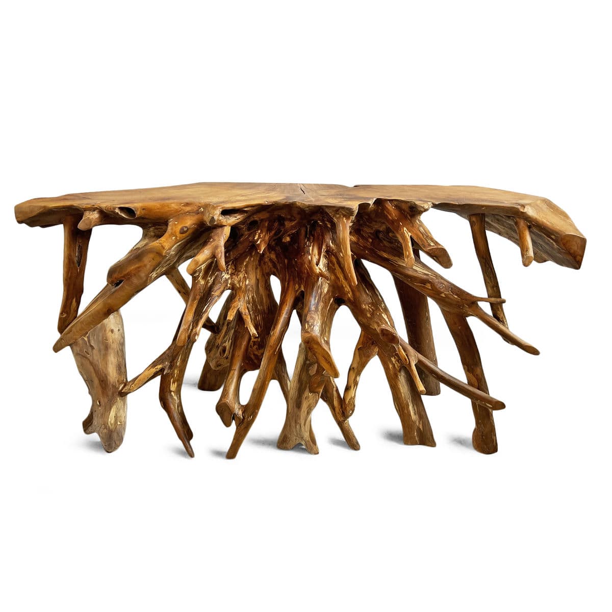 Organic Teak Root Console Table - Thumbnail 2
