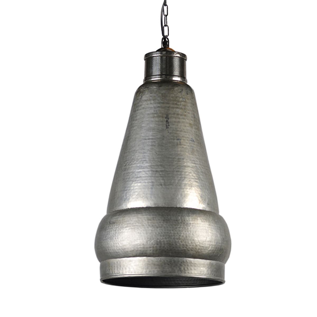 Nickel Hammered Pendant Light - Thumbnail 2