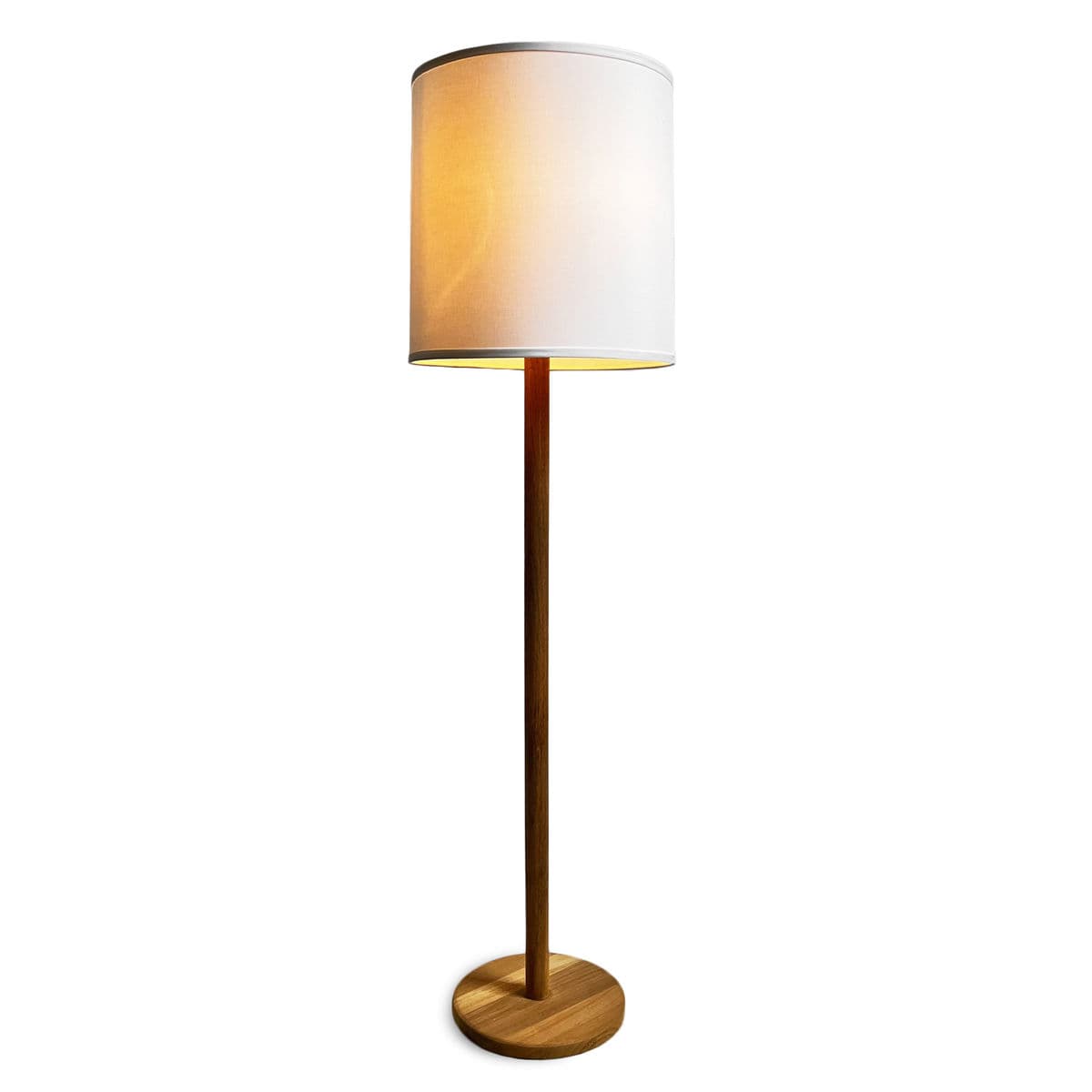 Vintage Simple Teak Floor Lamp - Thumbnail 2