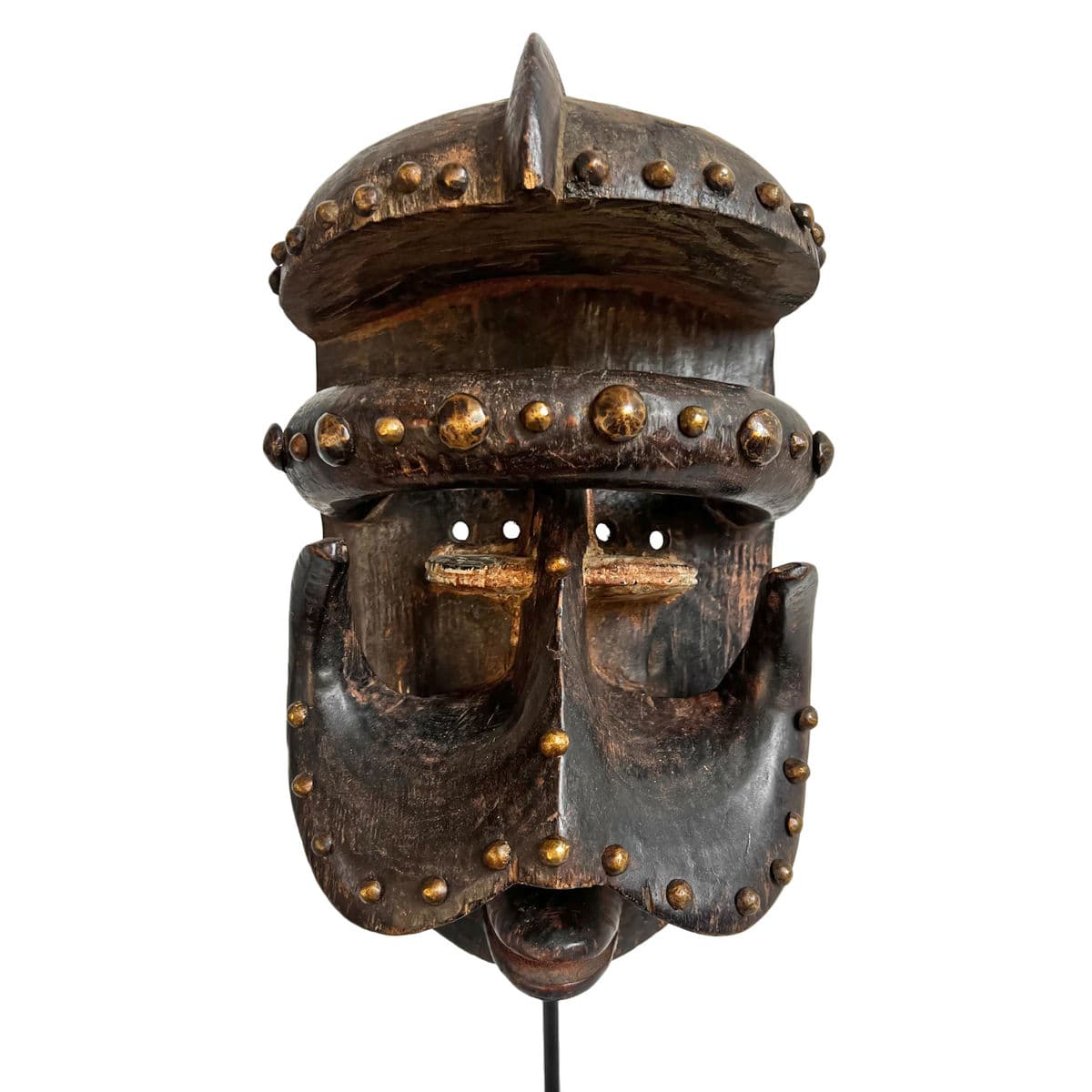 Old Dan Bete Mask on Stand - Thumbnail 2