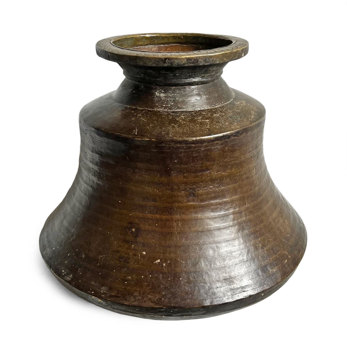 Antique Bronze Rambagh Palace Pot - Thumbnail 2