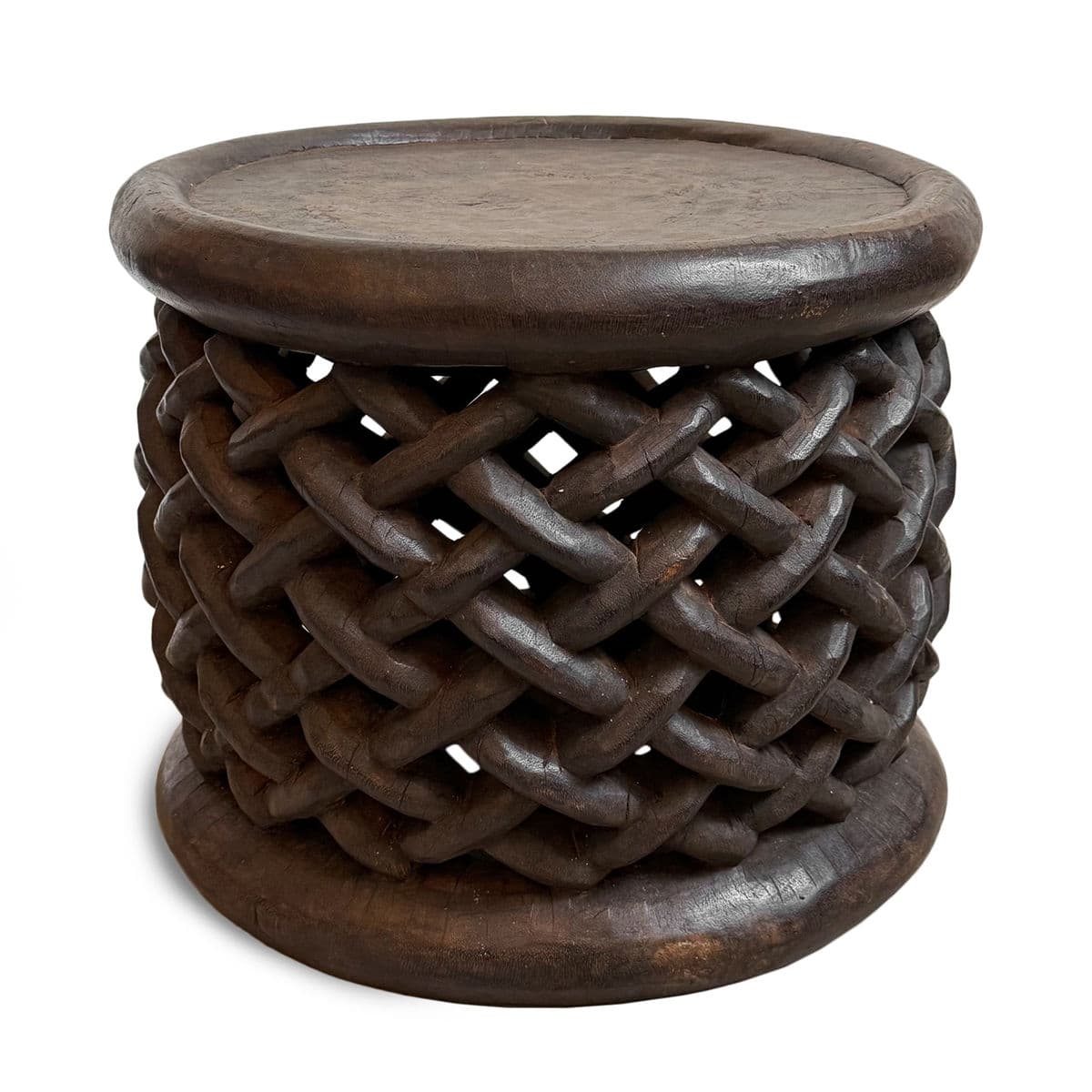 Vintage Bamileke Stool Table - Thumbnail 2