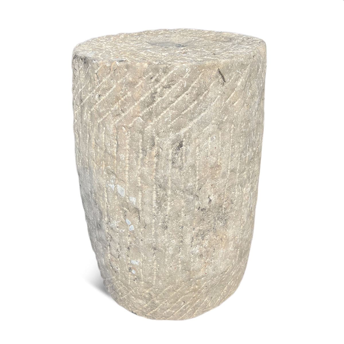 Vintage Mongolian Stone Field Roller - Thumbnail 2