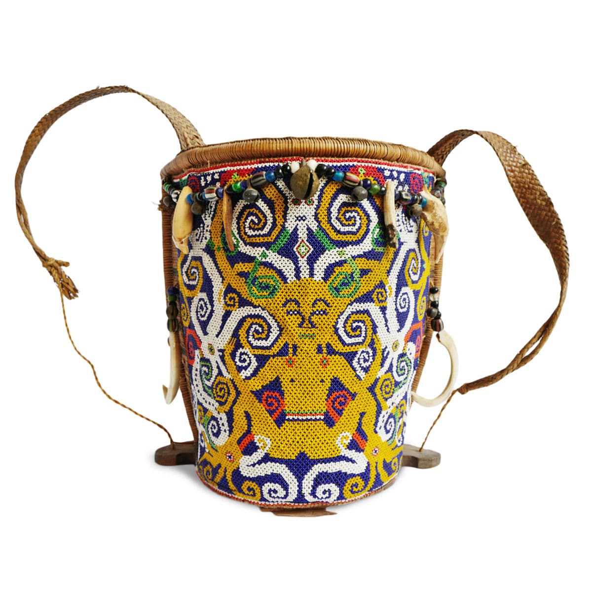 Antique Bahau Dayak Borneo Baby Carrier - Thumbnail 2