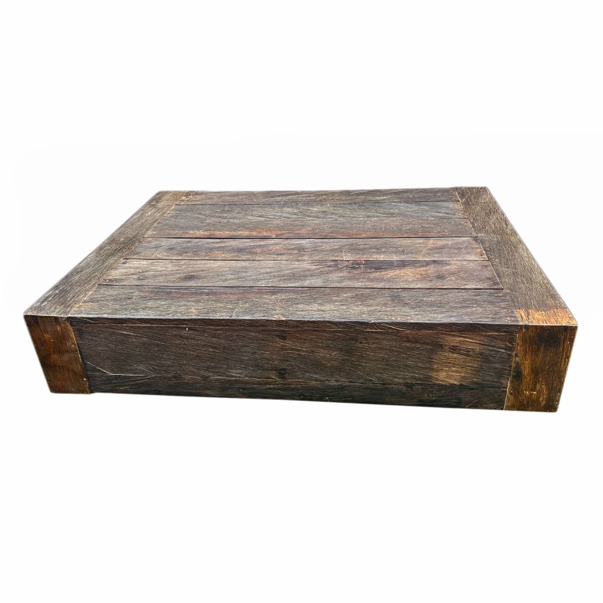 Modern Barn Low Wood Coffee Table - Thumbnail 2