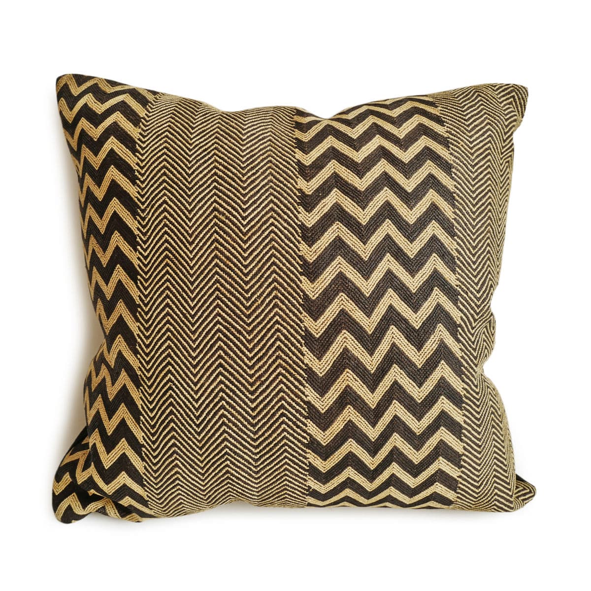 Vintage Kuba Grass Textile Pillow - Thumbnail 2