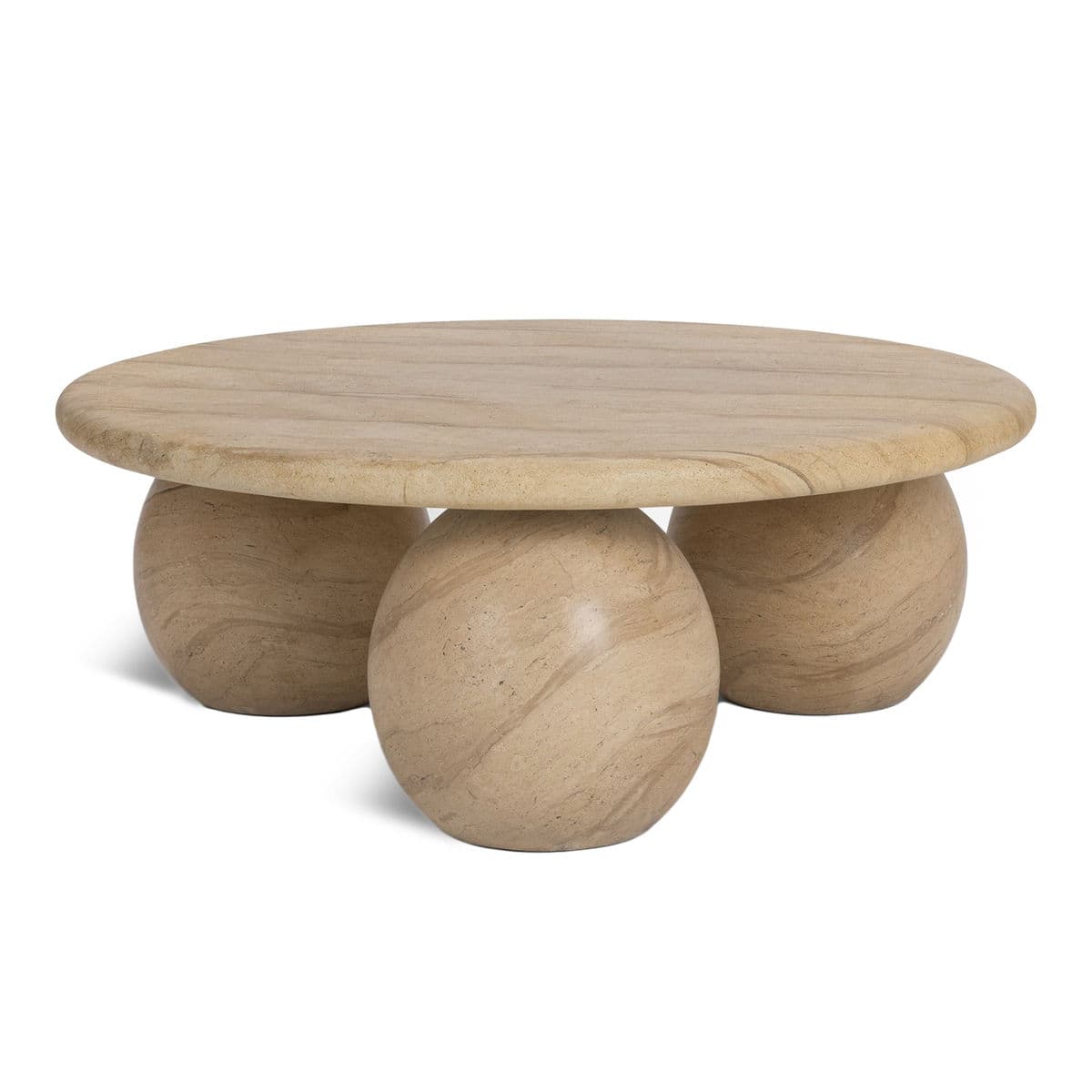 Indoor Outdoor Round Ball Coffee Table - Thumbnail 2