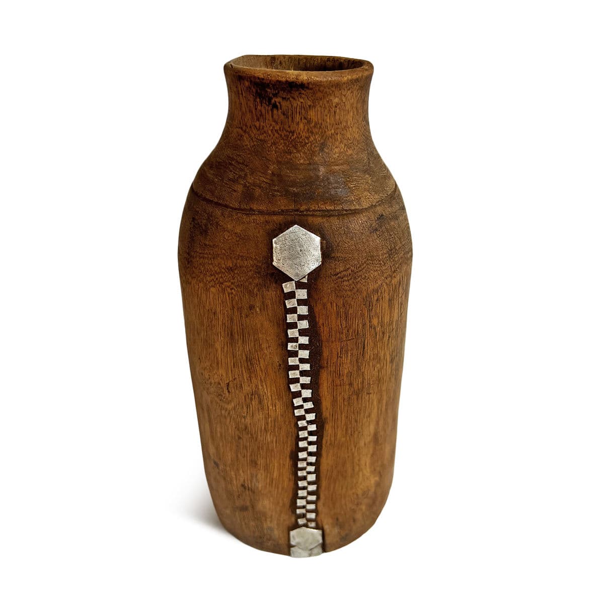 Vintage Tutsi Wood Pot - Thumbnail 2