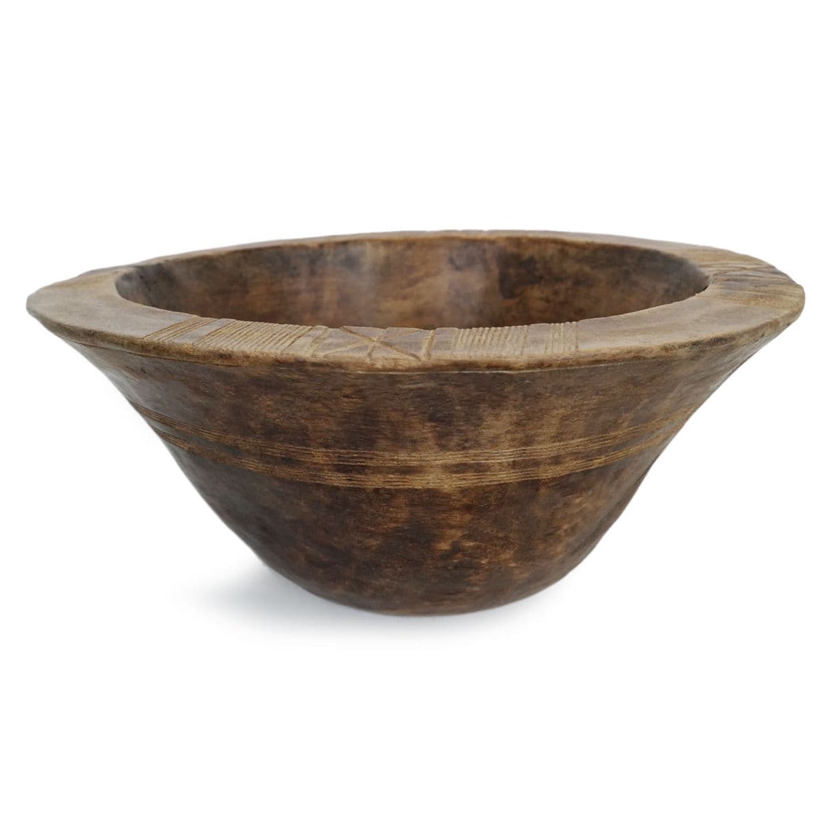 Old Tuareg Wood Bowl - Thumbnail 2