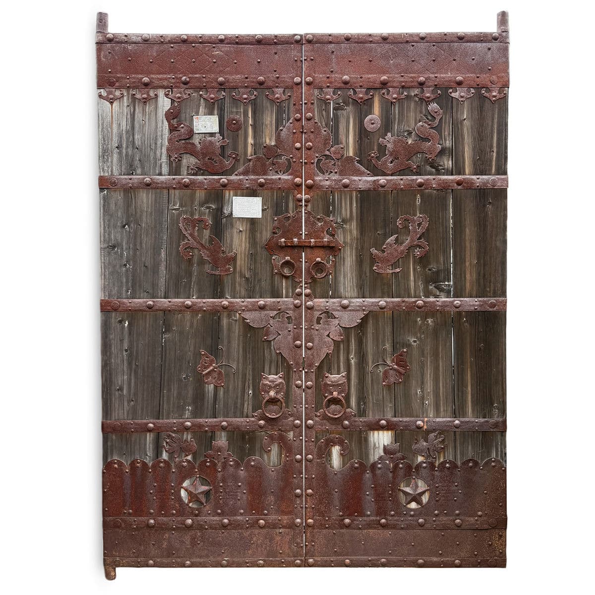 Old Mongolian Wood Door - Thumbnail 2