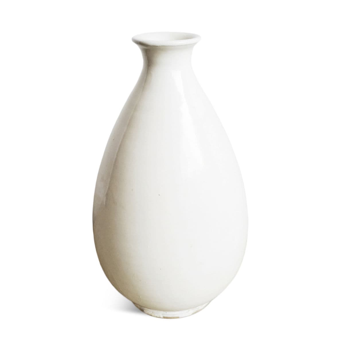 White Ceramic Milk Jar Pottery - Thumbnail 2
