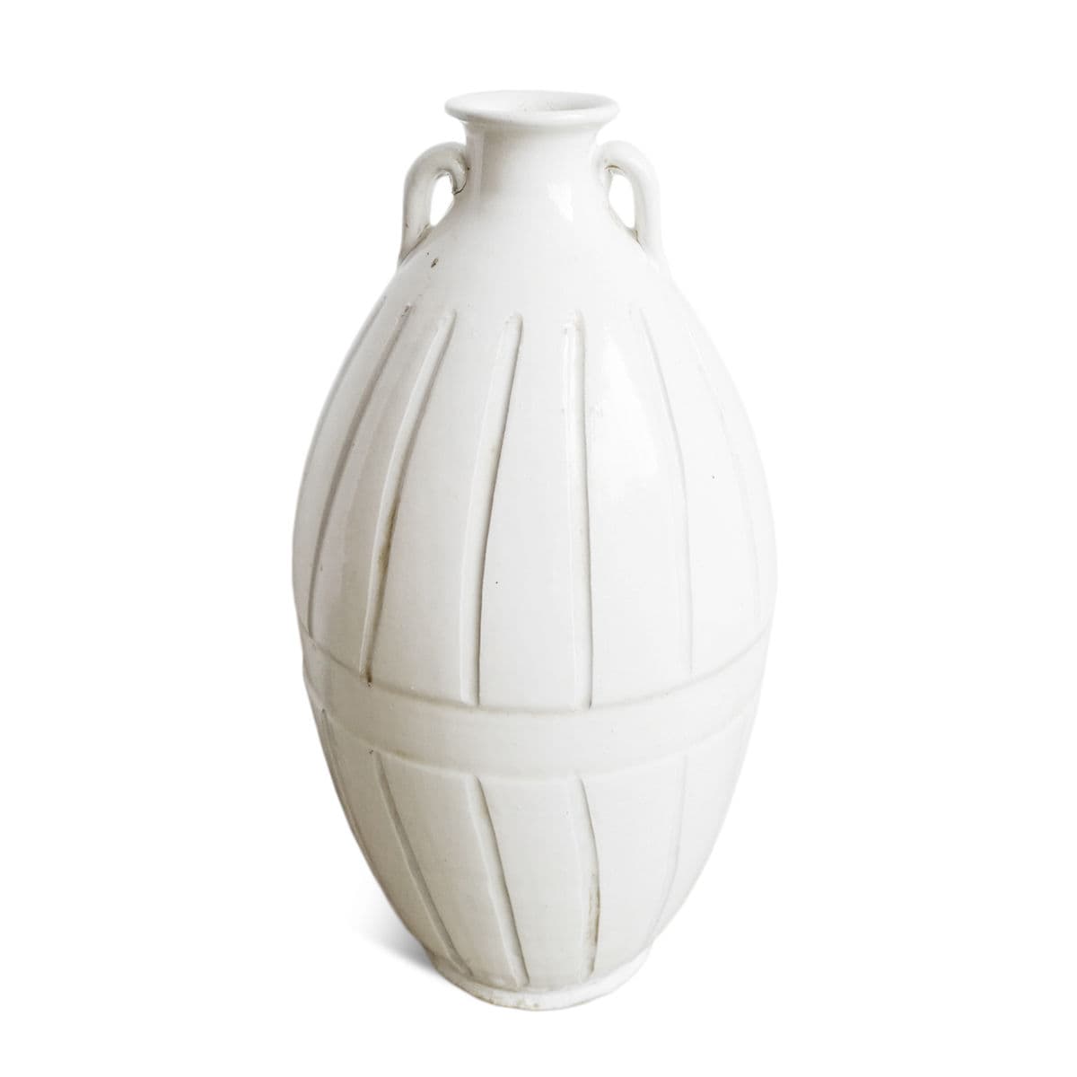 White Ceramic Milk Jar - Thumbnail 2