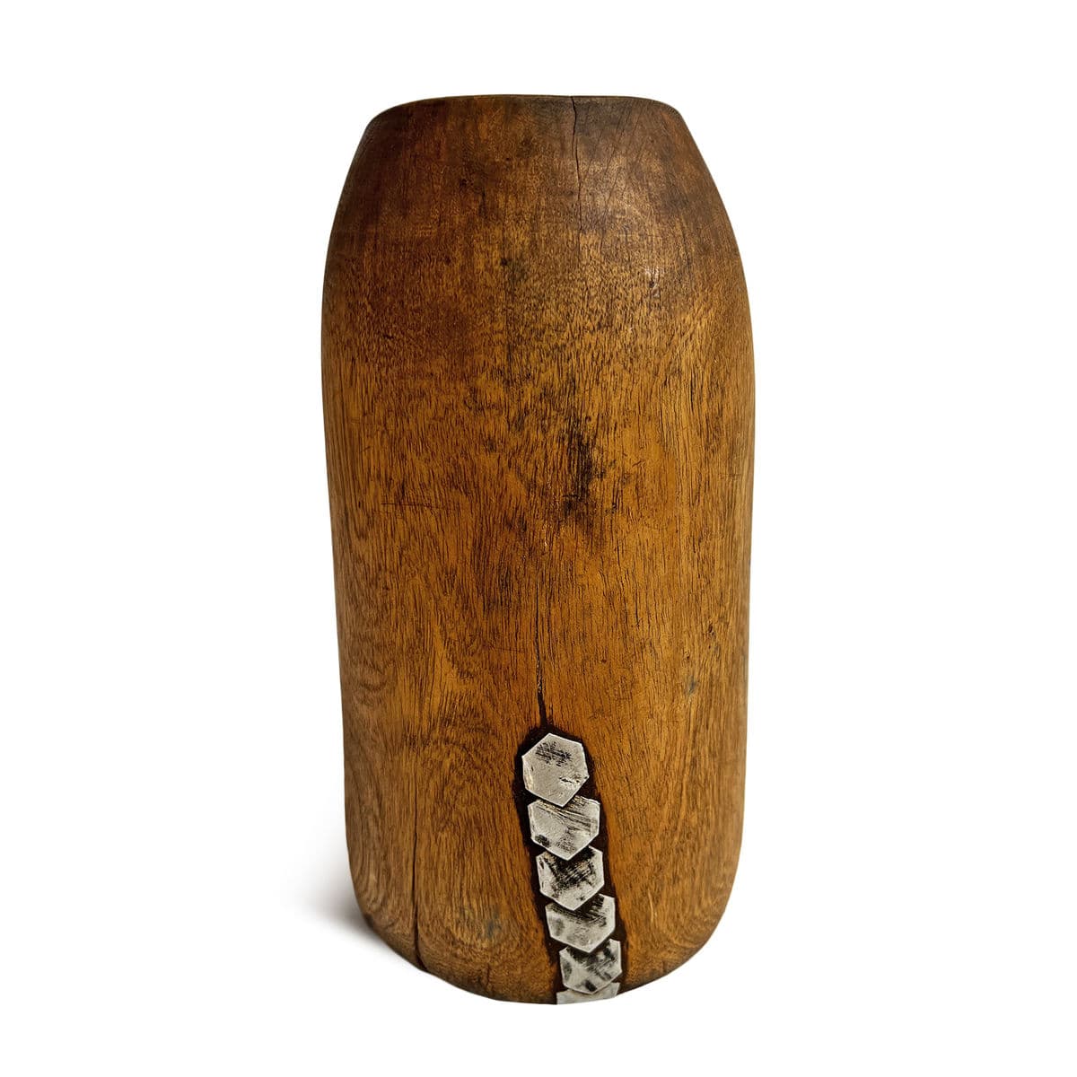 Vintage Tutsi Wood Pot - Thumbnail 2