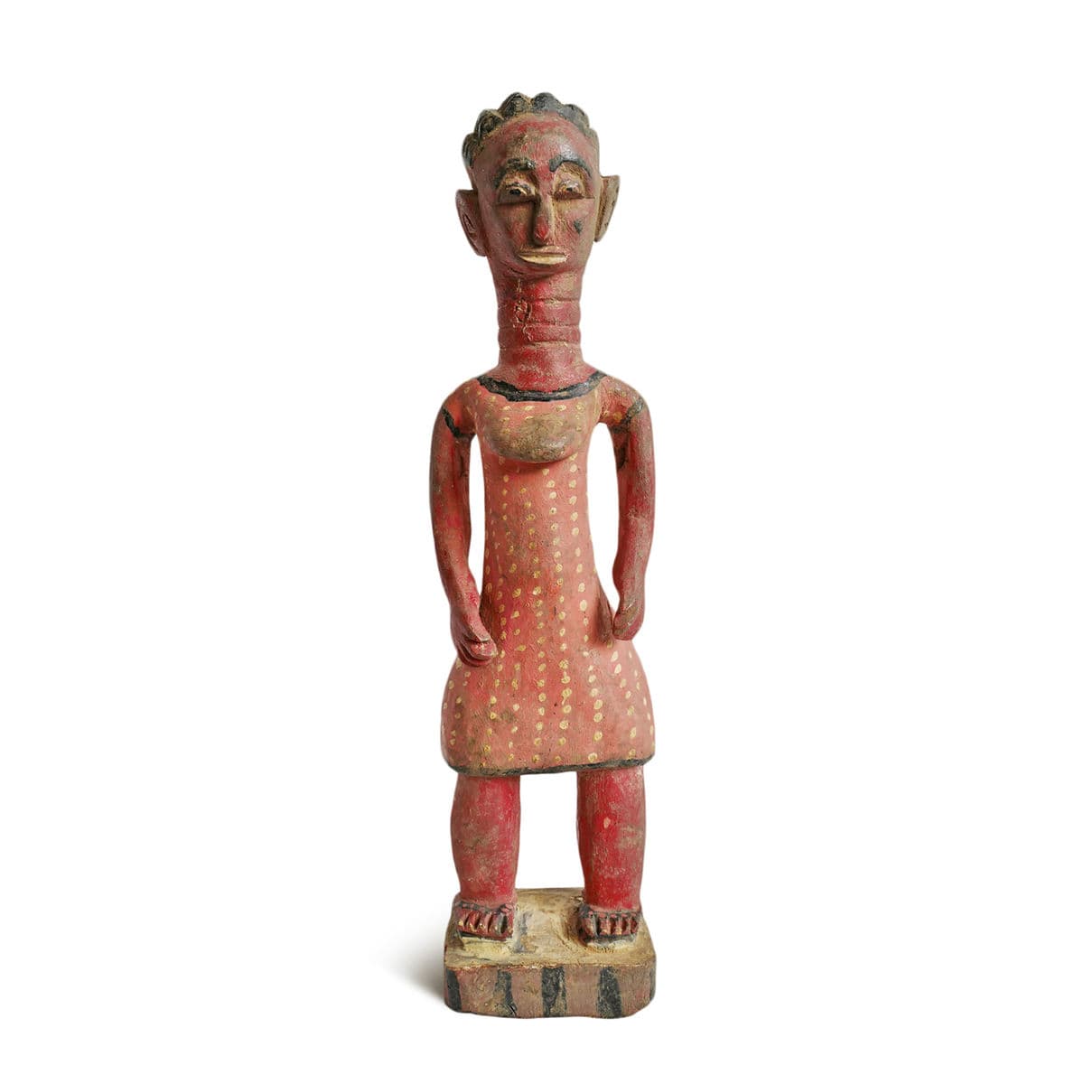 Antique Ivory Coast Female Figure - Thumbnail 2