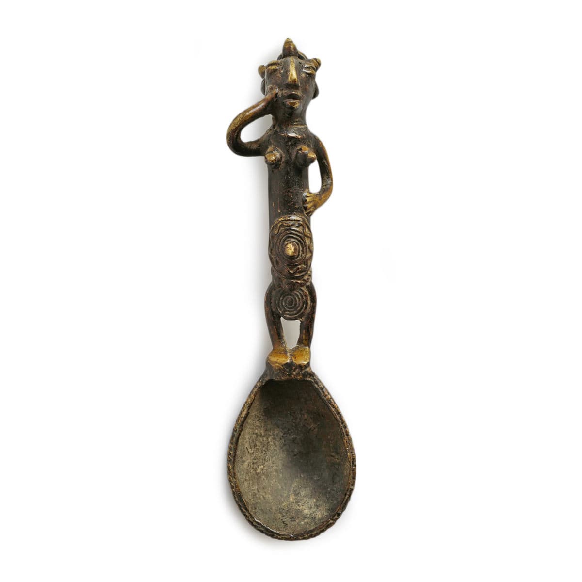 Old Bronze Lega Spoon - Thumbnail 2