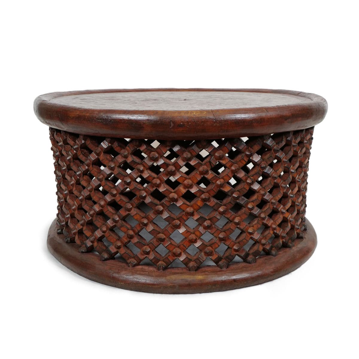 Vintage Bamileke Stool Table - Thumbnail 2
