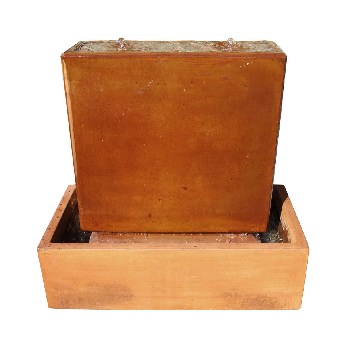 Modern Rust Cement Fountain - Thumbnail 2