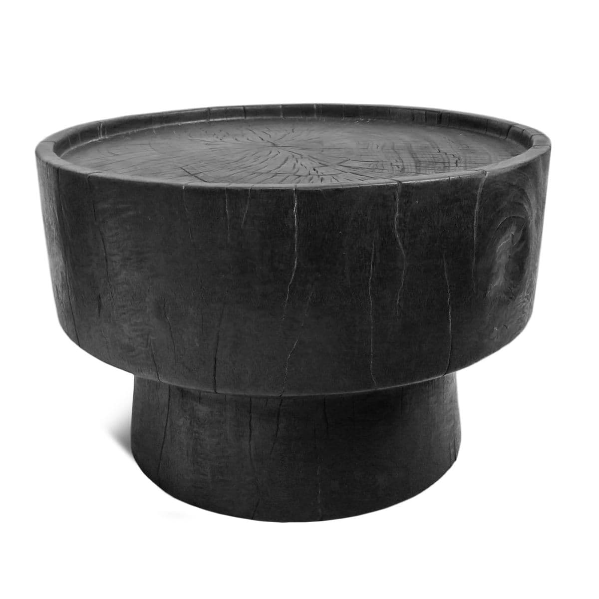 Black Suar Wood Kona Table - Thumbnail 2