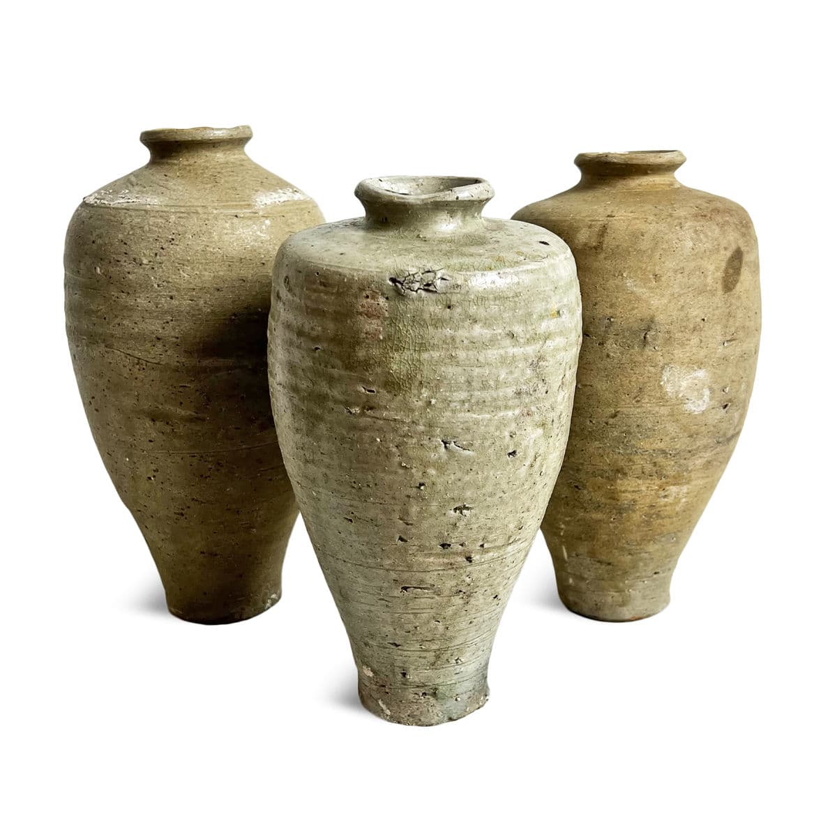 Antique Ceramic Java Vase - Thumbnail 2