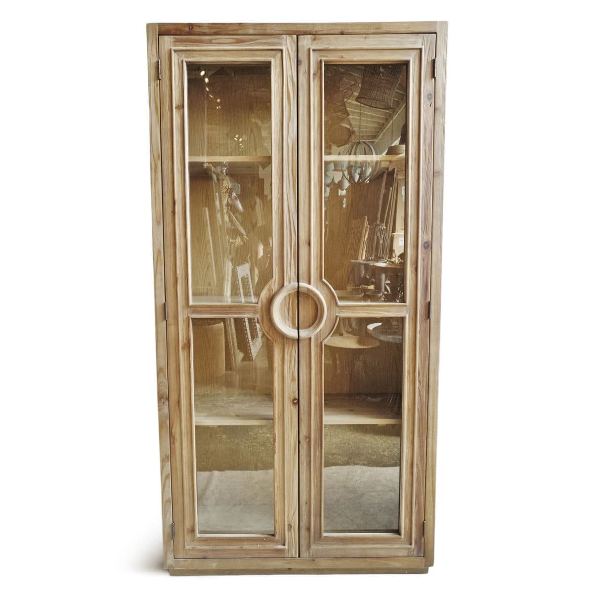 Sutton Salvaged Wood Display Cabinet - Thumbnail 2