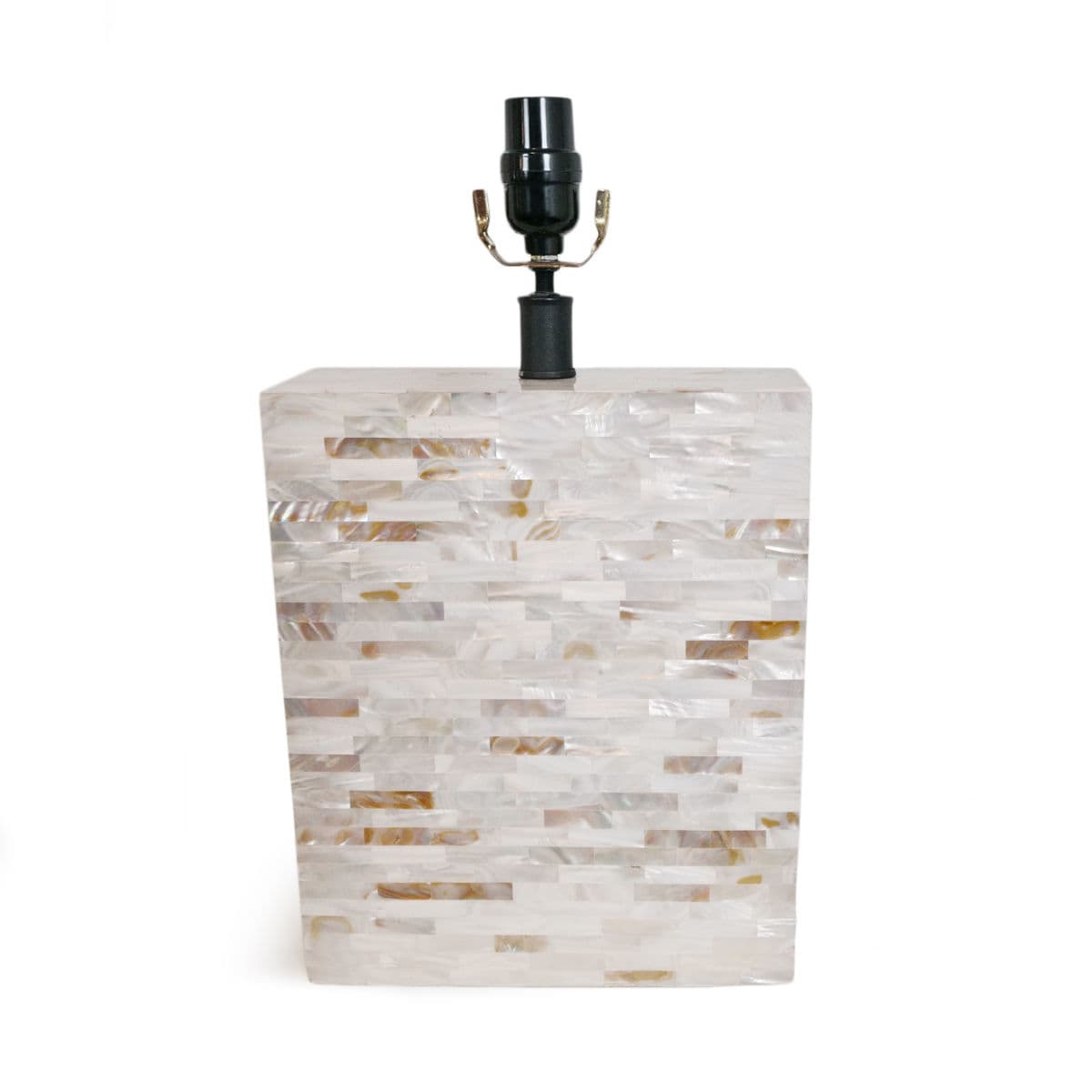 White Mother of Pearl Lamp Base - Thumbnail 2