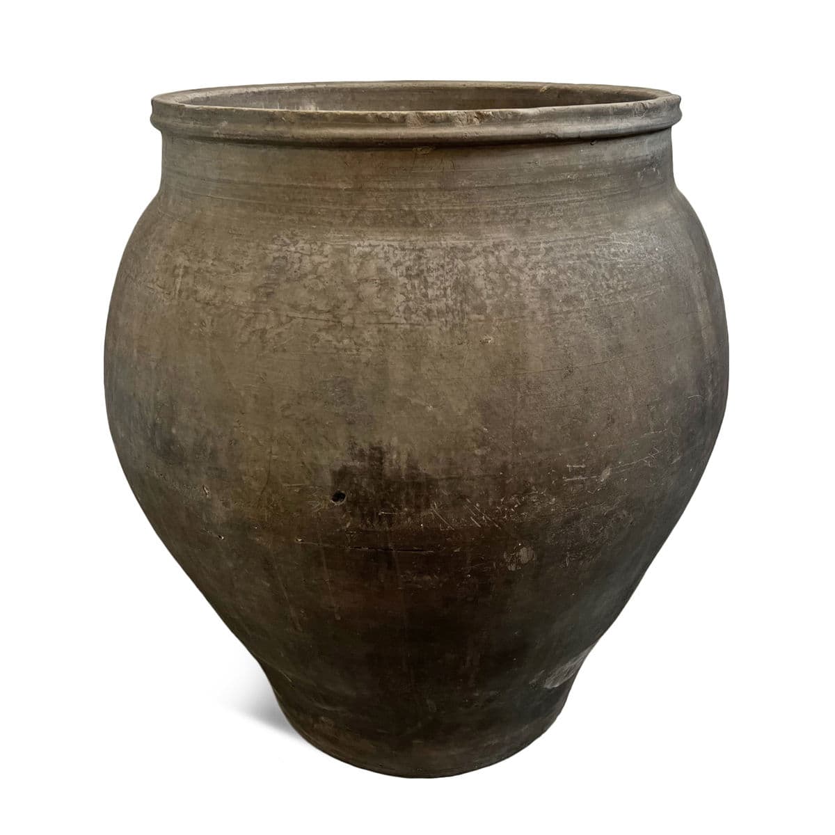 Vintage Charcoal Terra Cotta Pot - Thumbnail 2